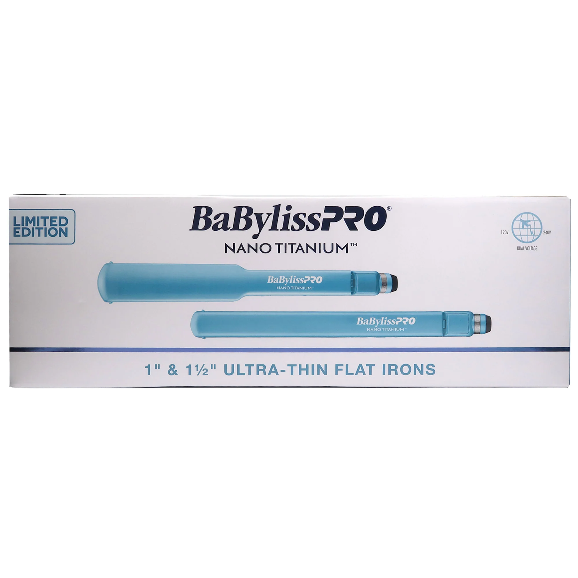 BaByliss Pro Nano Titanium Ultra-Thin Flat Irons 1" & 1 ½" Combo #BNTPP57UC with Babyliss Pro Barberology Industrial Barber Apron - Image 4