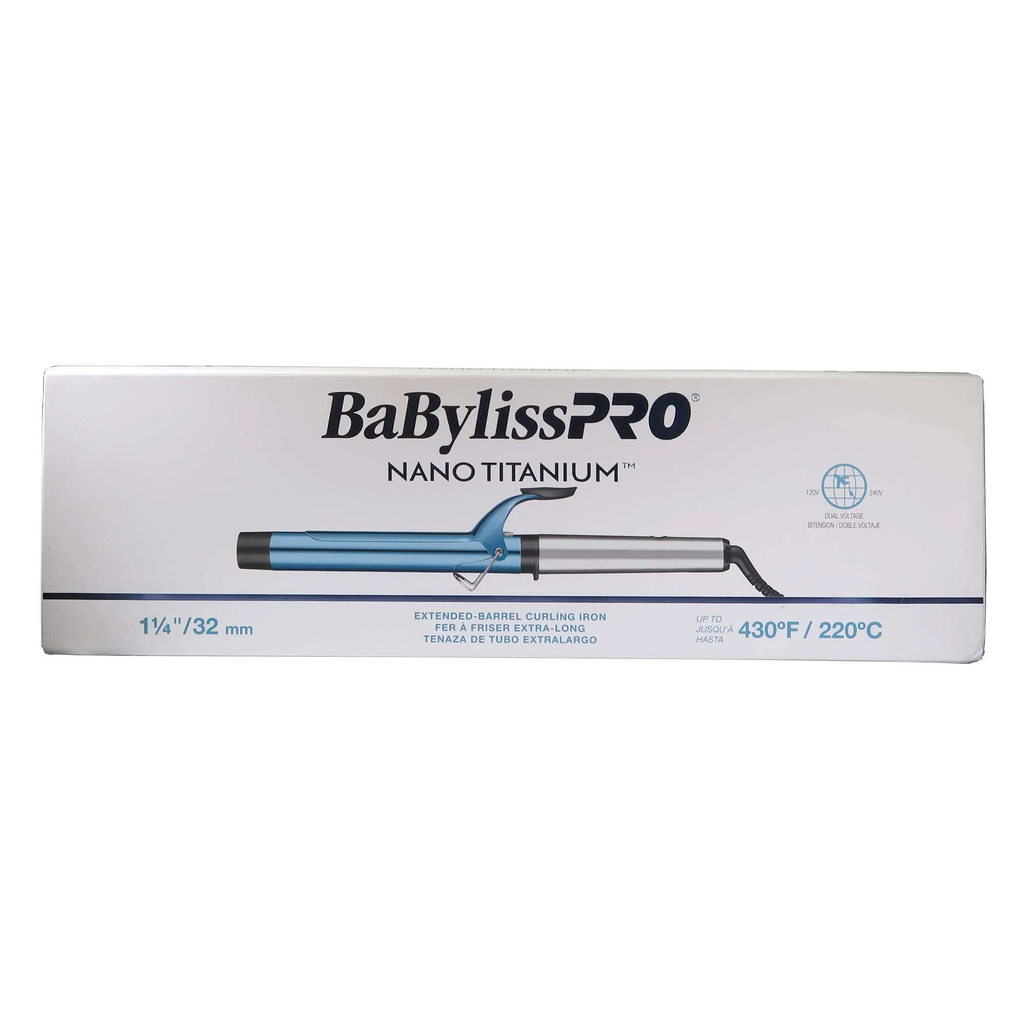 BaByliss Pro Nano Titanium Ultra-Thin Flat Irons 1" & 1 ½" Combo #BNTPP57UC with BaByliss Pro Nano Titanium Extended Barrel Curling Iron BNTW125XLUC and Barber Accessories - Image 5