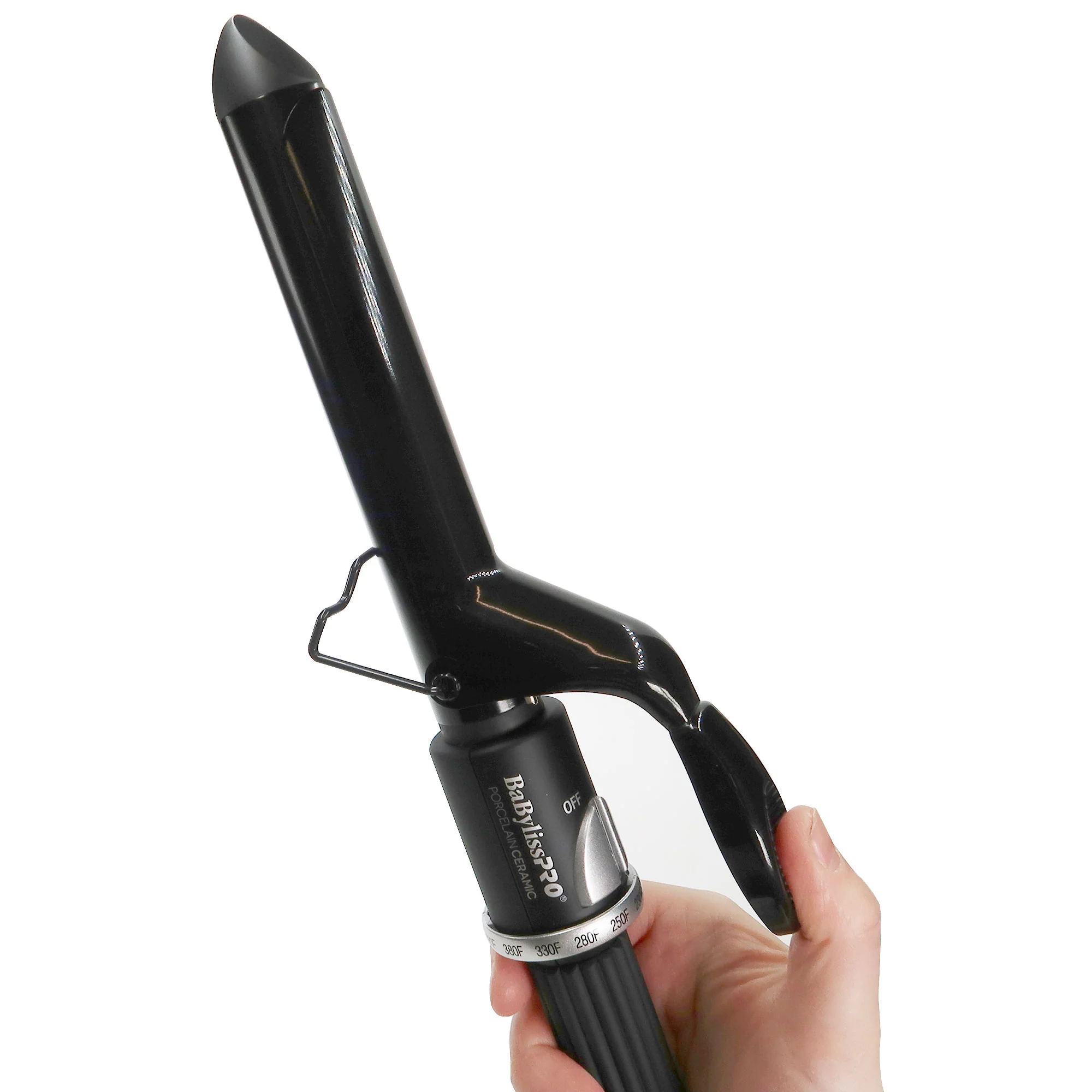 BaByliss Pro Porcelain Ceramic 3/4" Spring Curling Iron with BaBylissPRO Porcelain Ceramic 1" Spring Curling Iron - Image 4