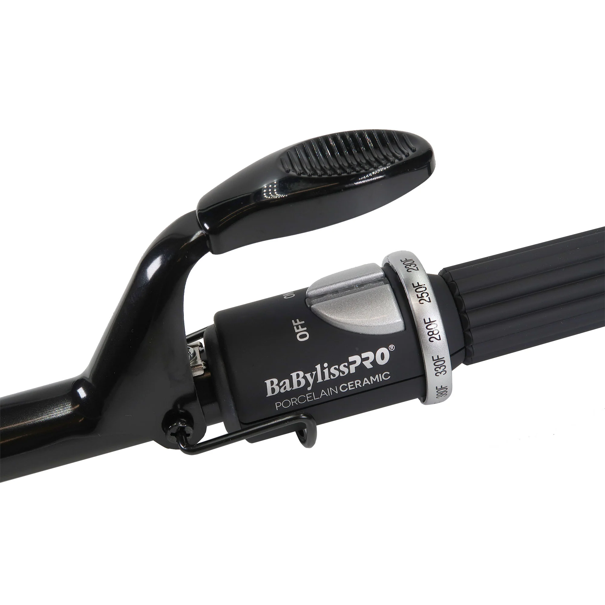 BaByliss Pro Porcelain Ceramic 3/4" Spring Curling Iron with BaBylissPRO Porcelain Ceramic 1" Spring Curling Iron - Image 8