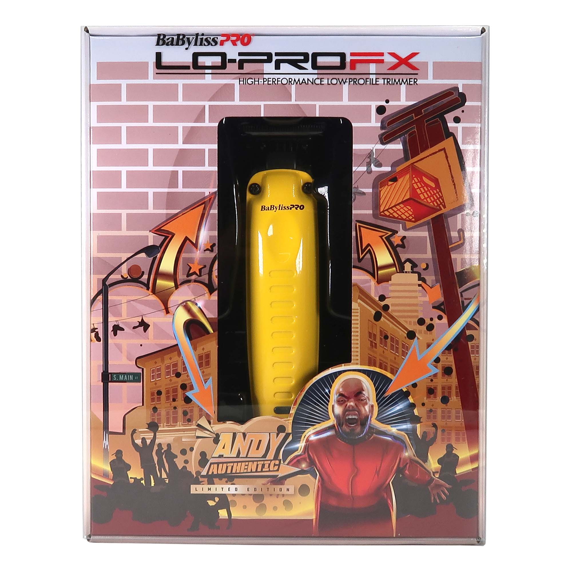 BaByliss Pro LO-PROFX Influencer Edition Trimmer Yellow FX726YI with Andis Profoil Lithium Plus Cordless Titanium Foil Shaver and Philips Norelco Ultimate Comfort Nose Trimmer Powered NT1605/60 for Nose, Ear, and Eyebrows - Image 4