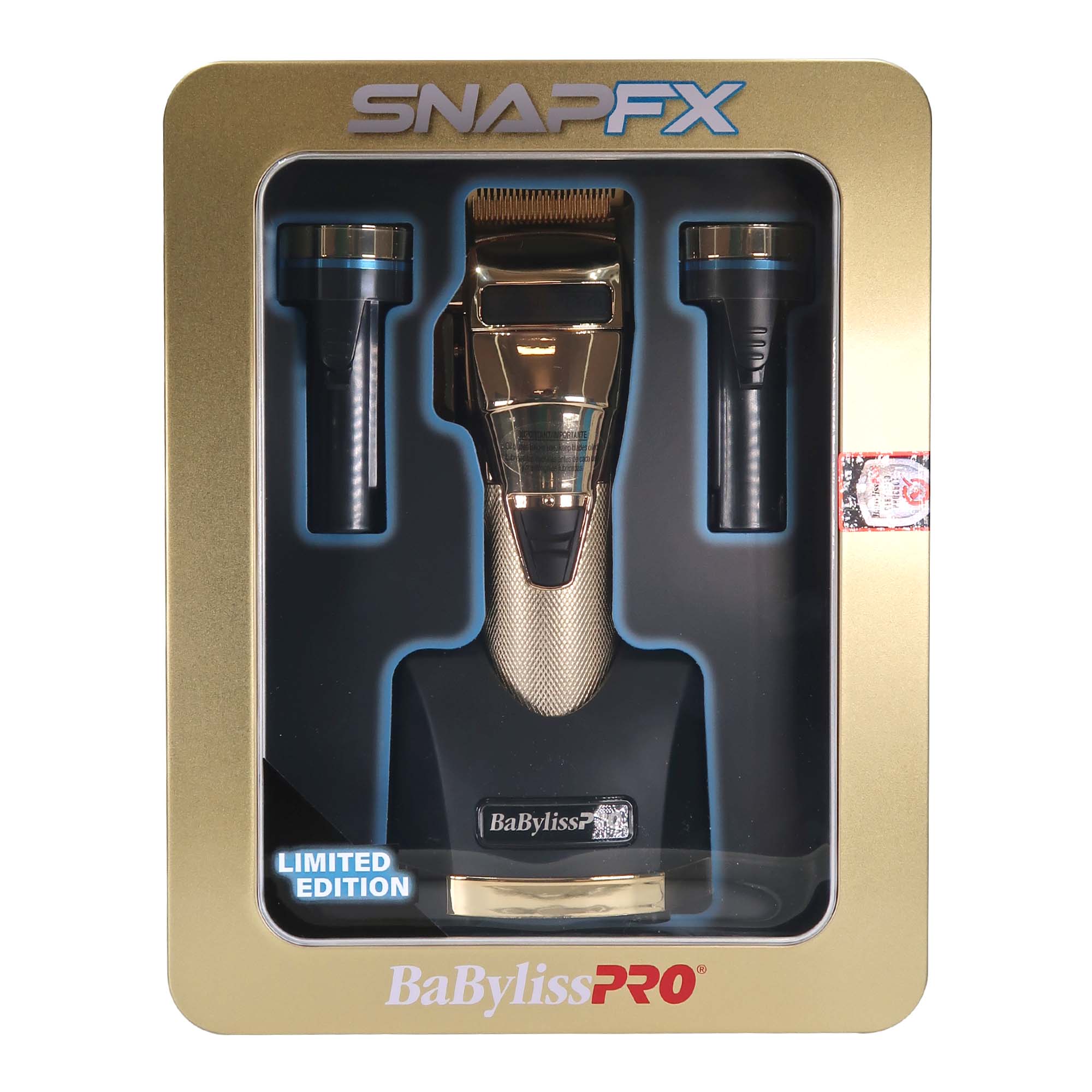 BaByliss PRO Limited Edition Snap FX Cordless Clipper with Snap In/Out Dual Lithium Battery System Gold with BaBylissPRO SnapFX High Capacity Clipper Replacement Battery (FXBPC33) fits FX890 Clipper - Image 4