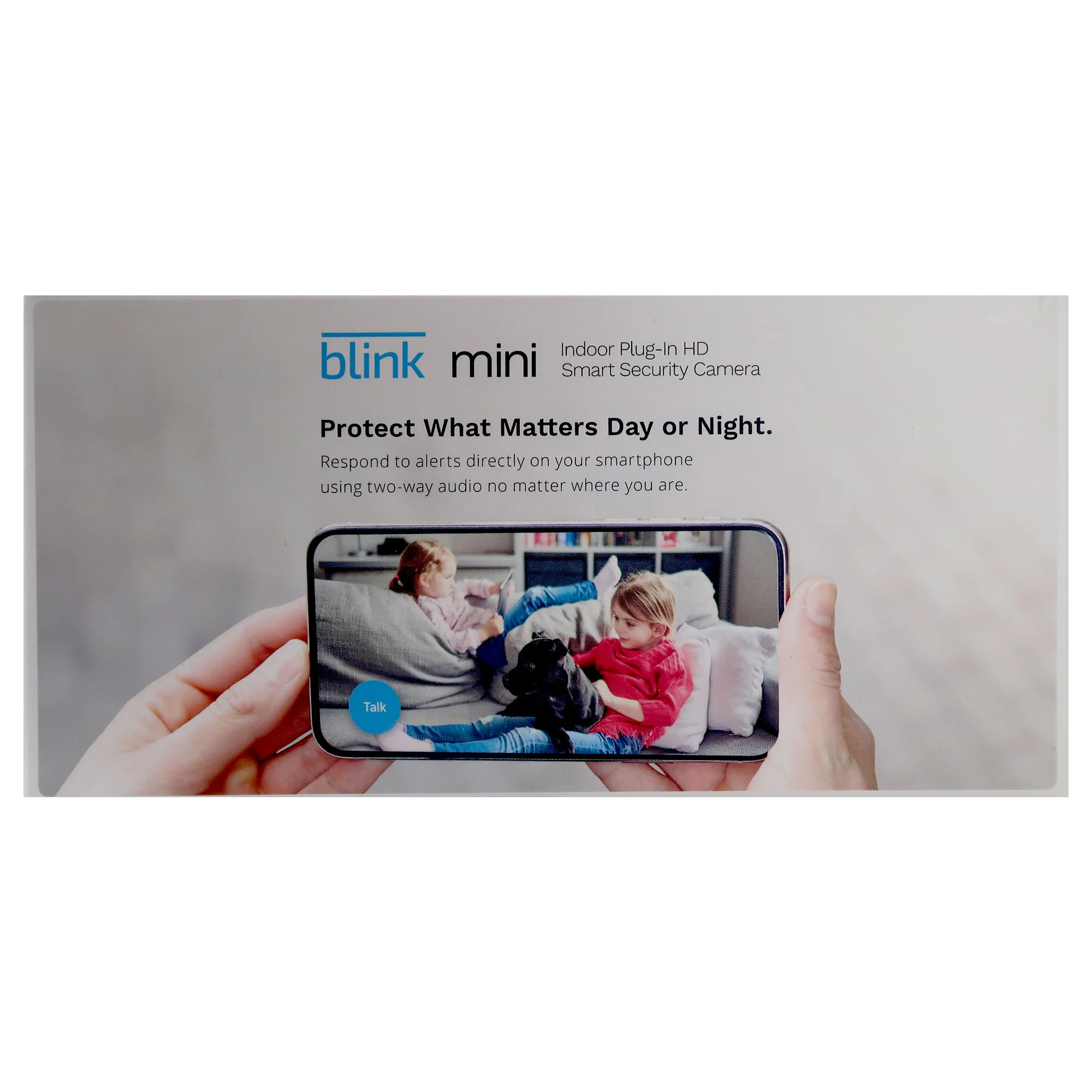 Blink Mini Compact Indoor Plug-In Smart Security Camera Works With Alexa – 2 Cameras (White) - Image 4