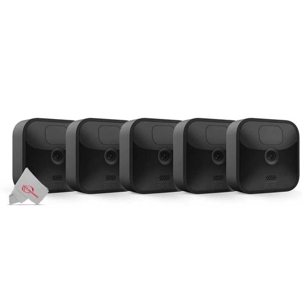 2x Blink 5-Cam Outdoor Wireless Battery-Powered Security Camera Camera Kit - Image 2