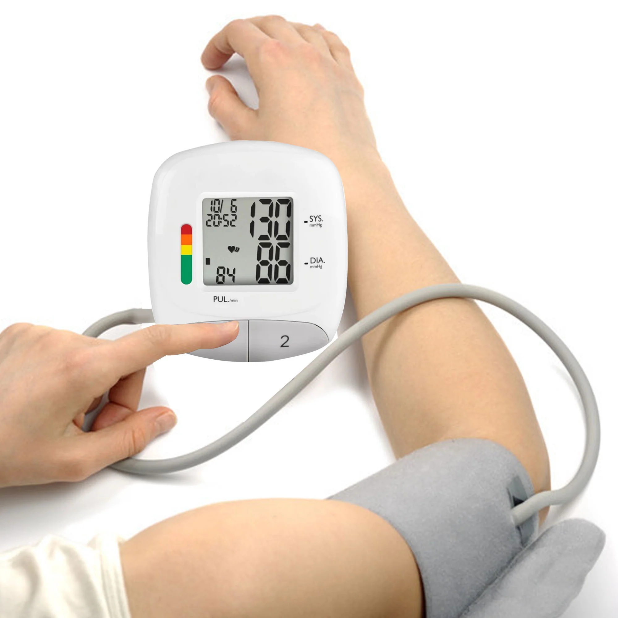 10x Vivitar Blood Pressure Monitor - Automatic Digital Upper Arm Blood Pressure, Heart Rate PB Machine with Adjustable Cuff, Memory Function - Image 7