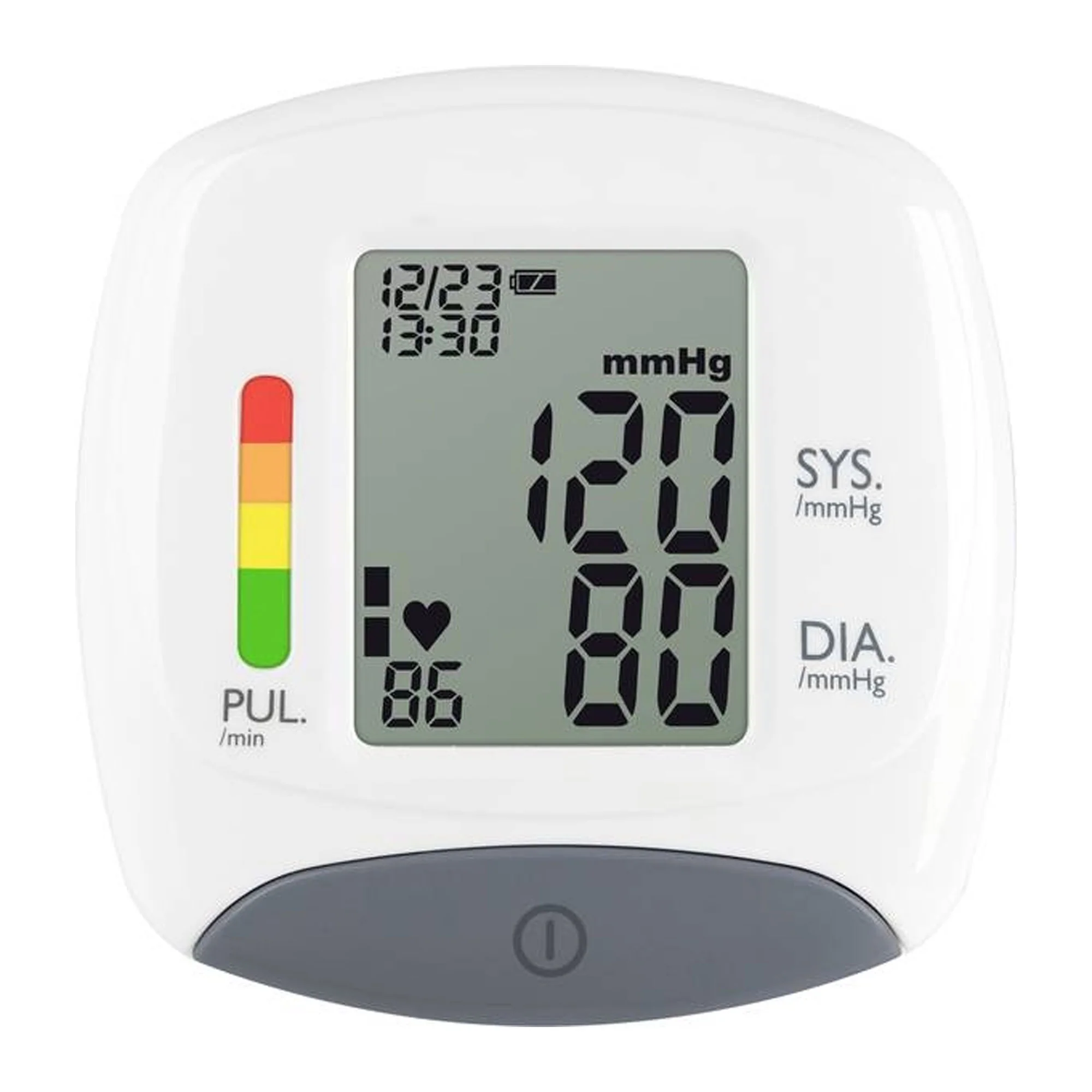 10x Blood Pressure Monitor With Heart Rate - Automatic Wrist Cuff Blood Pressure Machine With LCD Display Memory and Carrying Case - Image 3