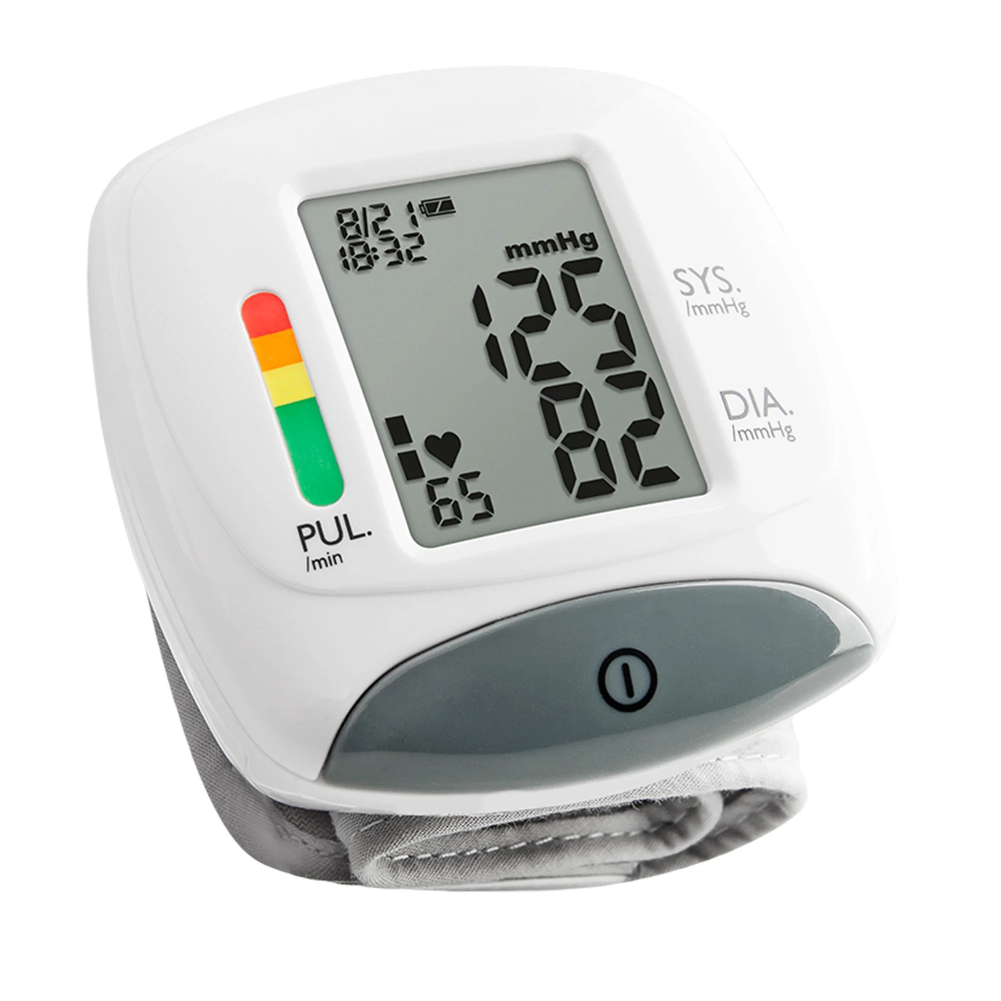 10x Blood Pressure Monitor With Heart Rate - Automatic Wrist Cuff Blood Pressure Machine With LCD Display Memory and Carrying Case - Image 4