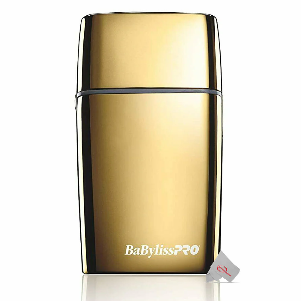 BaByliss Pro Gold FX Boost+ Metal Trimmer + FX02 FXFS2G Metal Double Foil Shaver and Cape - Image 4