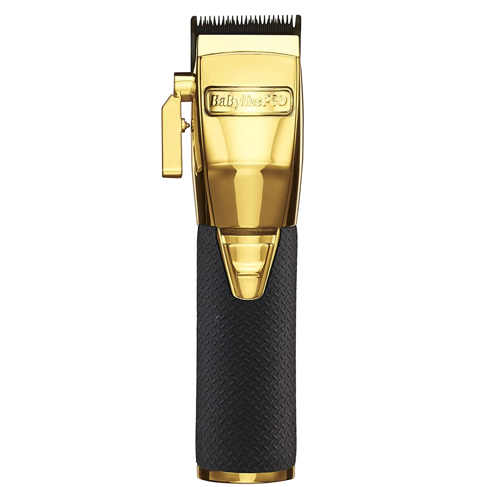 BaByliss Pro Gold FX Boost+ Metal Trimmer + FX02 FXFS2G Metal Double Foil Shaver and Cape - Image 5