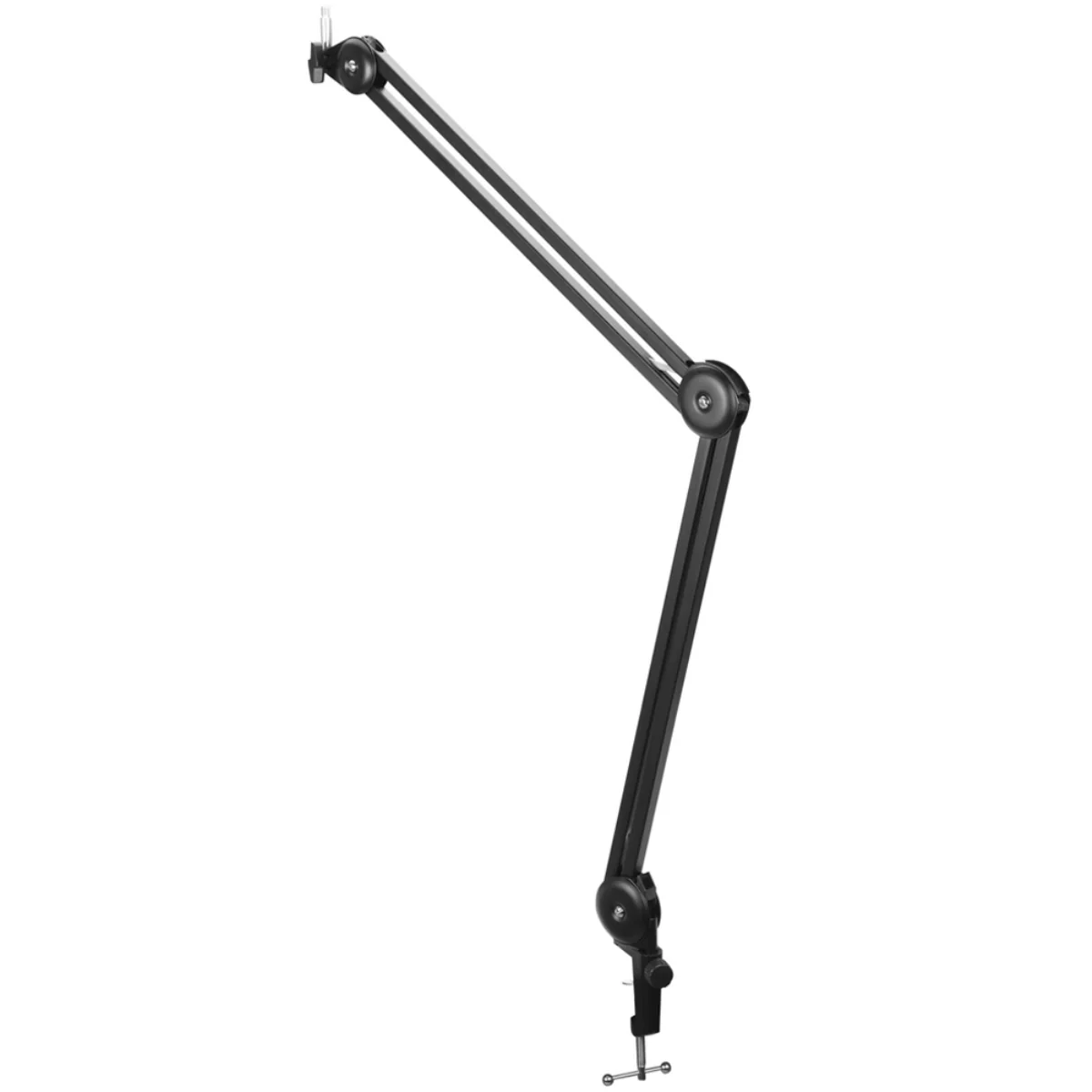 Boya BY-BA20 Aluminum Alloy Desk Holder Microphone Stand Bracket with Desk Mount & 5/8†to 3/8†Screw Heavy-Duty Microphone Arm Stand Adjustable & Foldable for Streaming, Podcast, Video Gaming, Recording