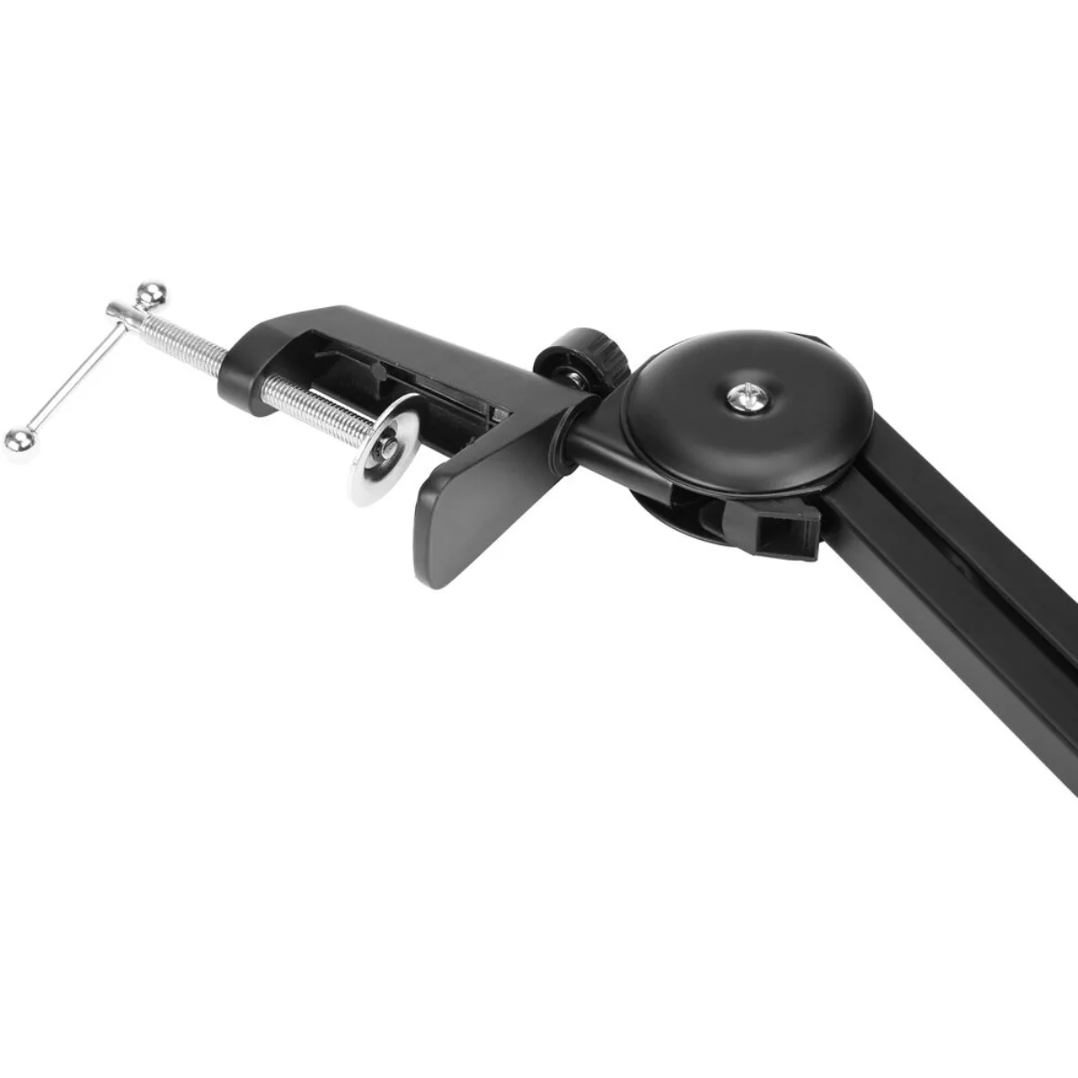 Boya BY-BA20 Aluminum Alloy Desk Holder Microphone Stand Bracket with Desk Mount & 5/8†to 3/8†Screw Heavy-Duty Microphone Arm Stand Adjustable & Foldable for Streaming, Podcast, Video Gaming, Recording - Image 10