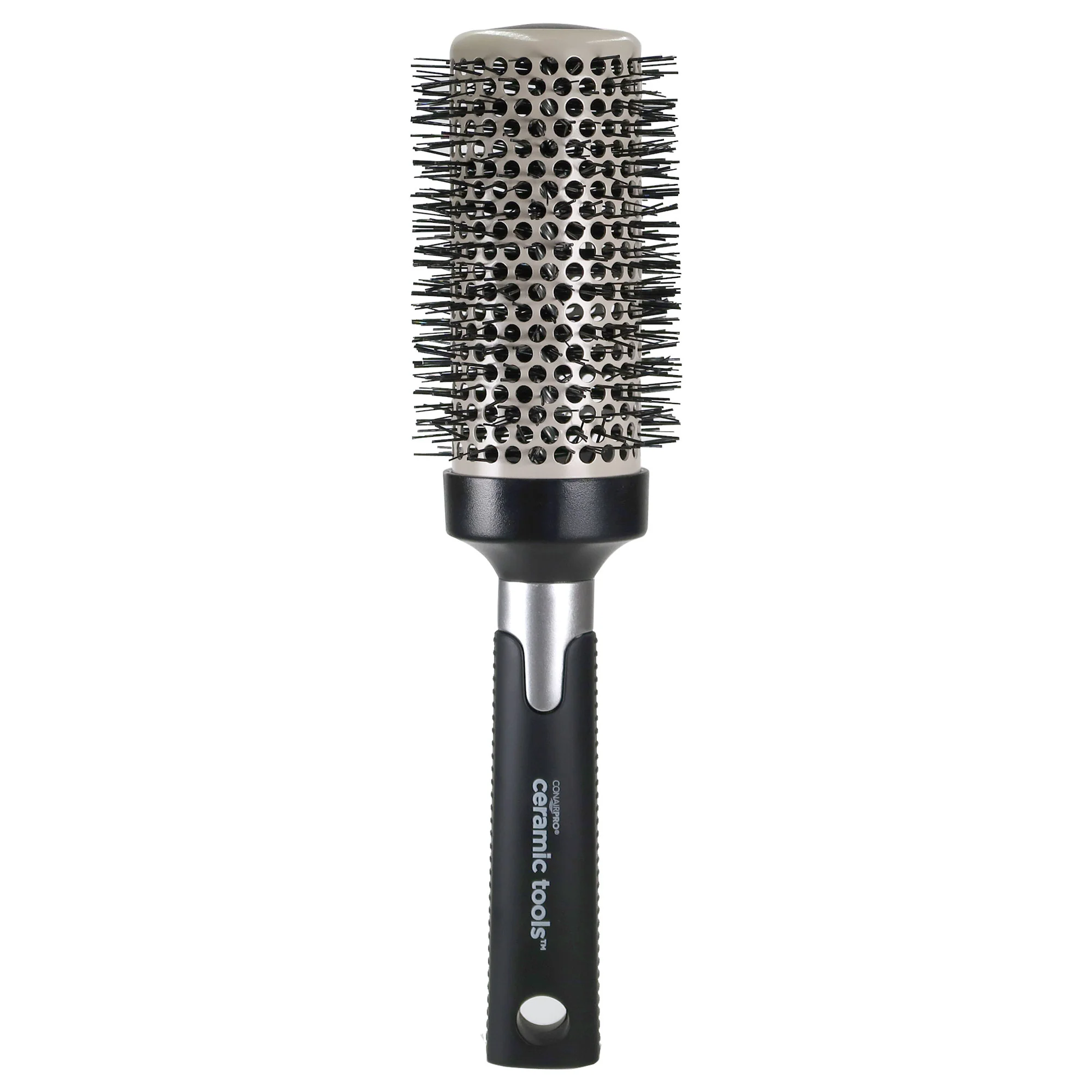 Conair Pro Ceramic Tools Porcelain Series 1.25 Inch 1000W Soft-Bristle Hot Air Brush to Style & Dry Hair + Conair Pro Black Bird Hair Dryer 2000 Watt BB075W + Conair Pro Ceramic Tools Large Round Brush 2½" (#CPBCTR25) - Image 5