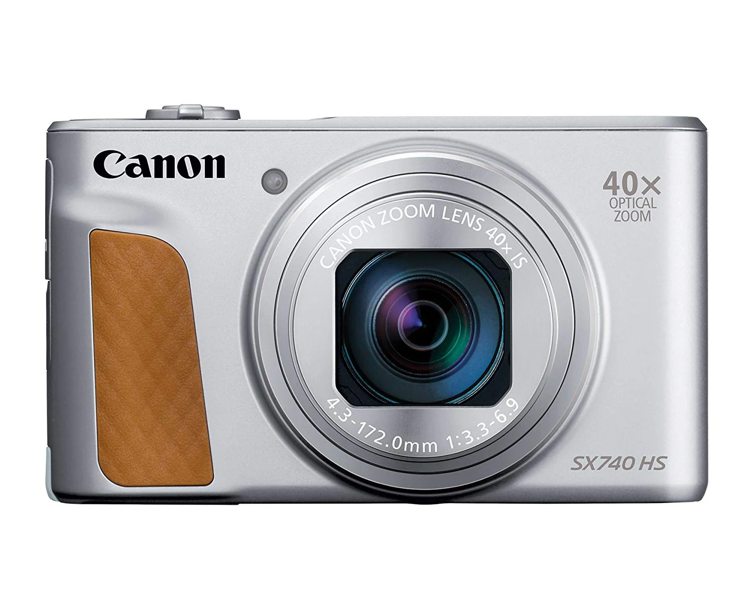 Canon PowerShot SX740 Wi-Fi Digital Camera Silver with Replacement Battery and 32GB Memory Card - Image 2