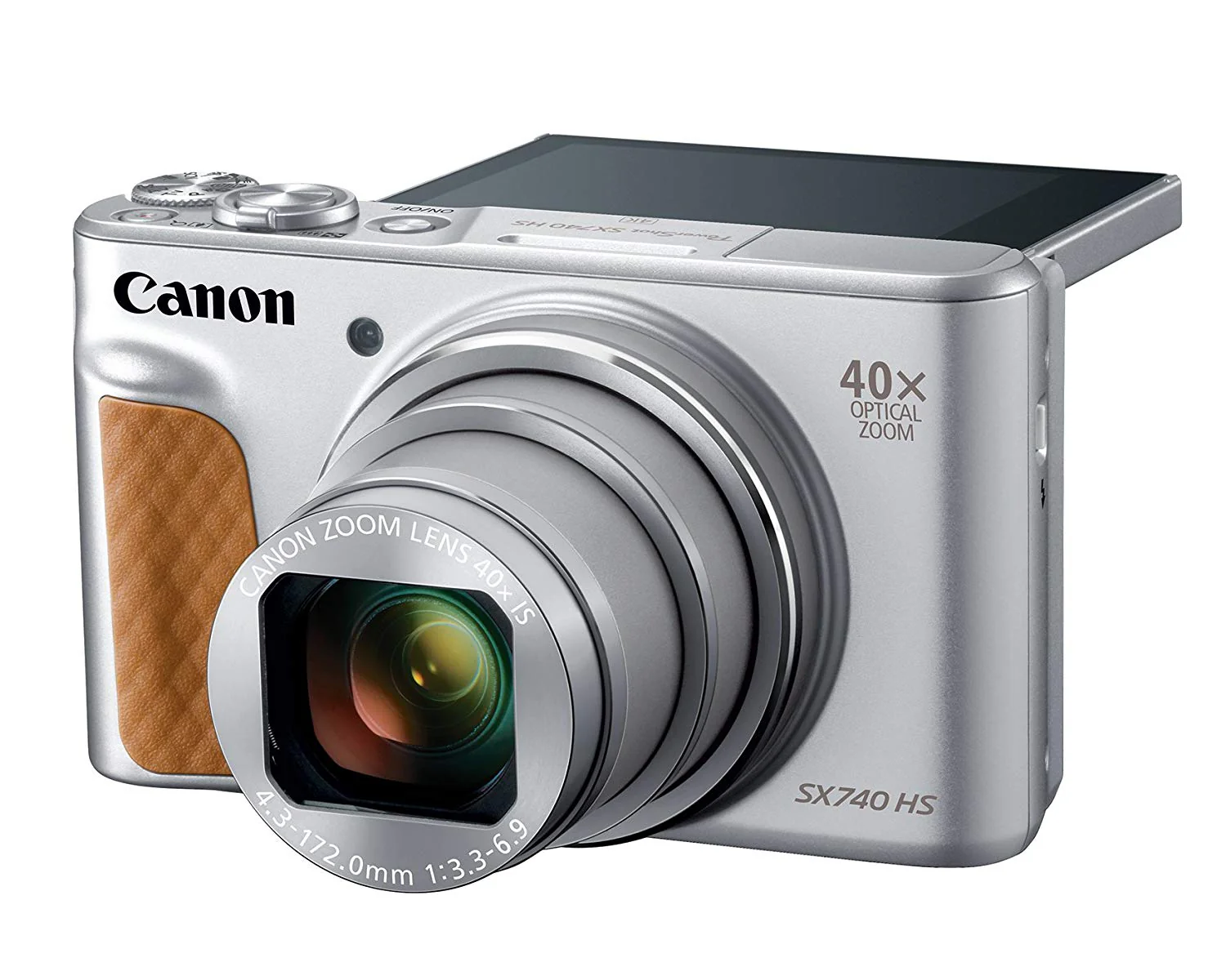 Canon PowerShot SX740 Wi-Fi Digital Camera Silver with Replacement Battery and 32GB Memory Card - Image 7