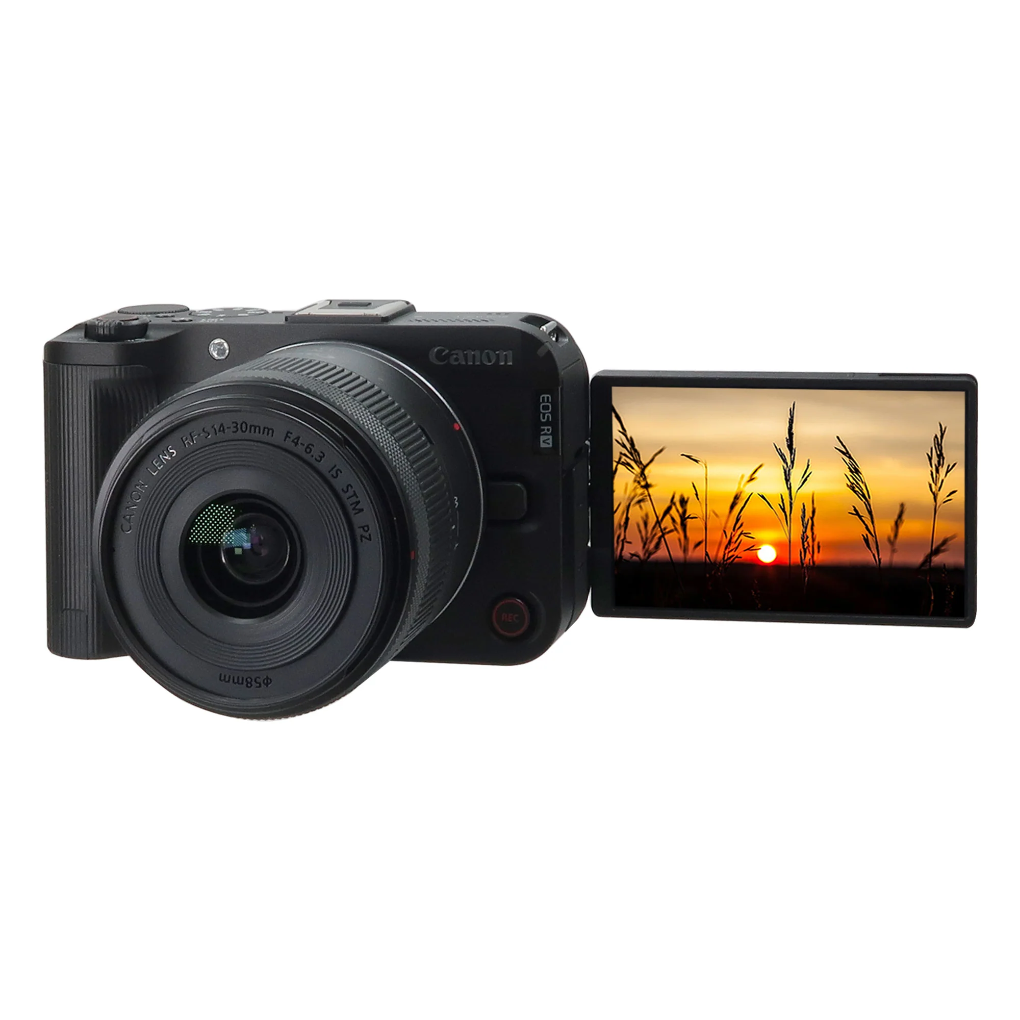 Canon EOS R50 V Mirrorless Camera + RF-S 14-30mm f/4-6.3 IS STM PZ Lens + 128GB SDXC/SDHC Card + Photo Video Pro Editing Suite + LED-50 Photo And Video Light + VPT200 Sports Action Grip for Camera & Camcorder + Wireless Lavalier Microphone Ses + Case - Image 3