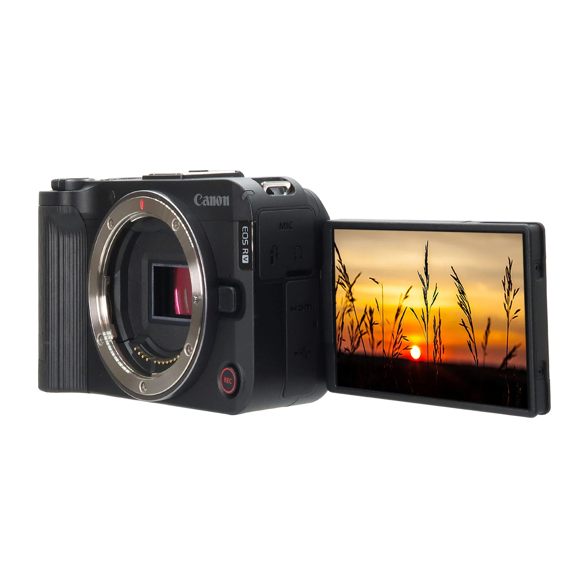 Canon EOS R50 V Mirrorless Camera + Canon RF-S 14-30mm f/4-6.3 IS STM PZ Lens (Canon RF) + Transcend 64GB 300S SDXC Class 10 Memory Card + BePro BC-2 Case (Medium) - Image 2