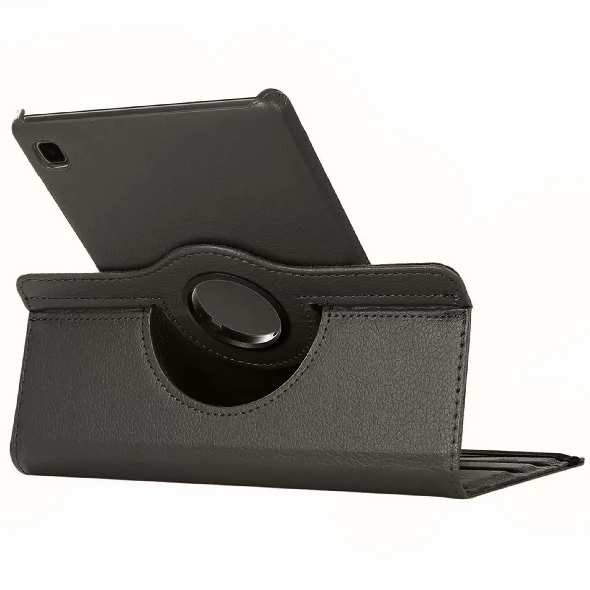 Rotating Stand Leather Folio Case for Samsung Galaxy Tab A8 TAblet with 128GB Memory Everyday Essentials Kit - Image 7