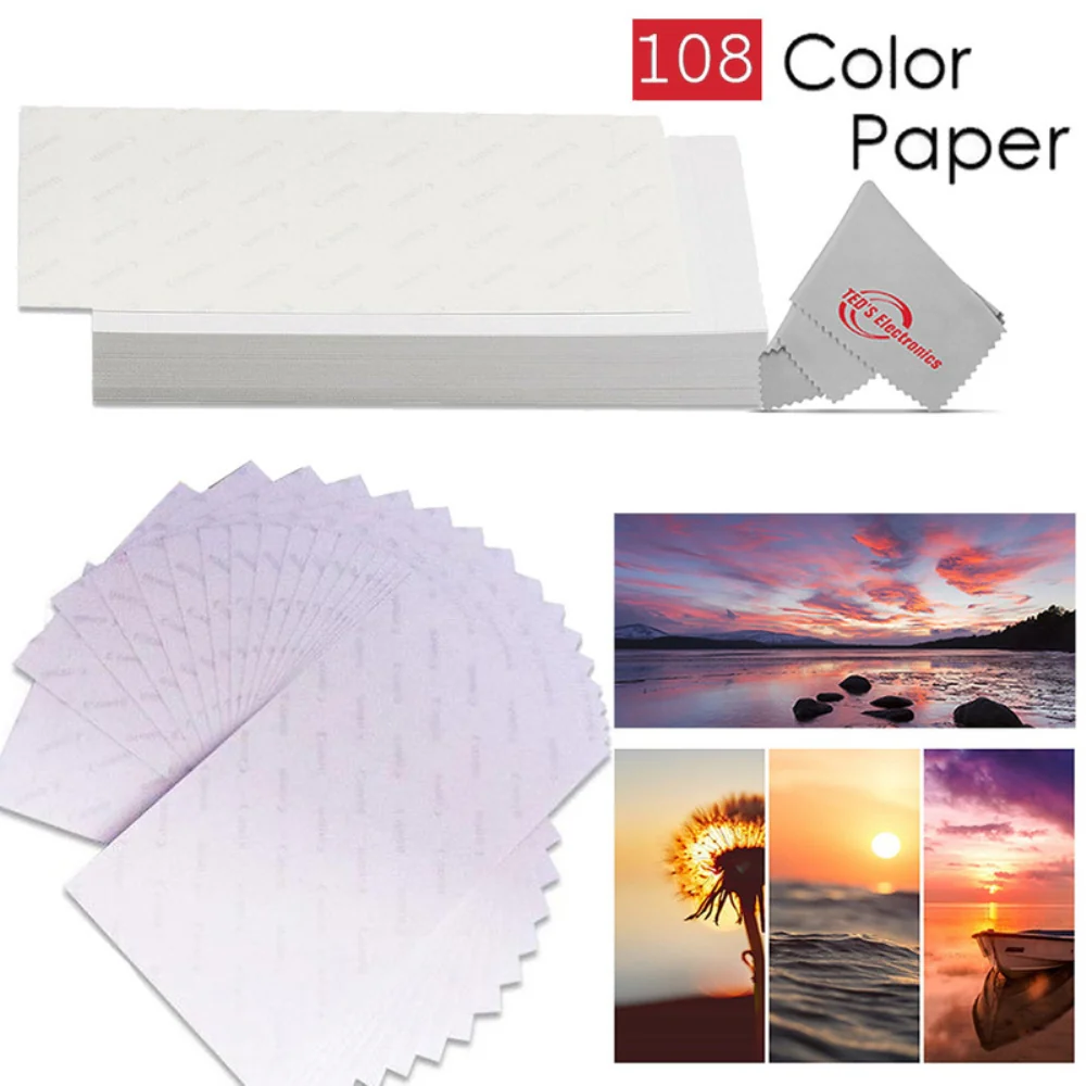 Two Canon KP-108IN Selphy Color Ink 4x6 Paper Set 3115B001 for SELPHY CP910 CP900 CP1500 CP1300 - Image 4