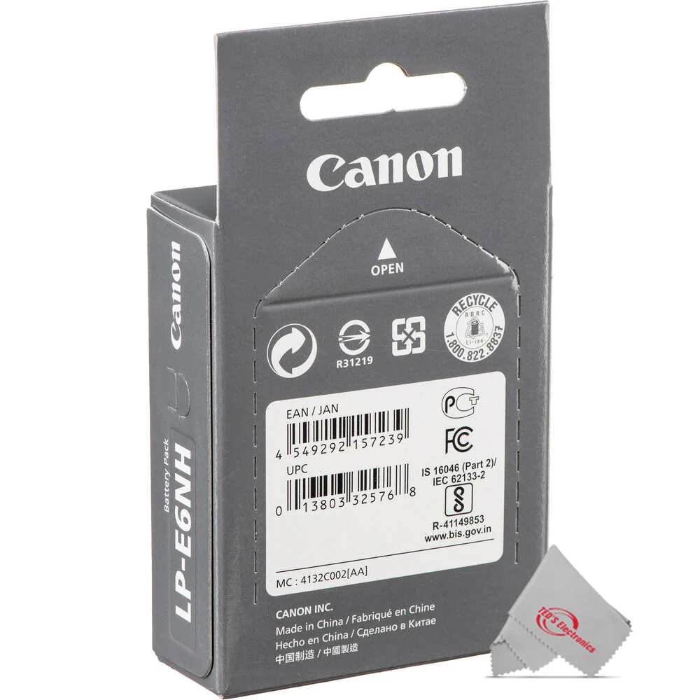 Canon LP-E6NH Lithium - Ion Battery (7.2V, 2130mAh) - Image 3