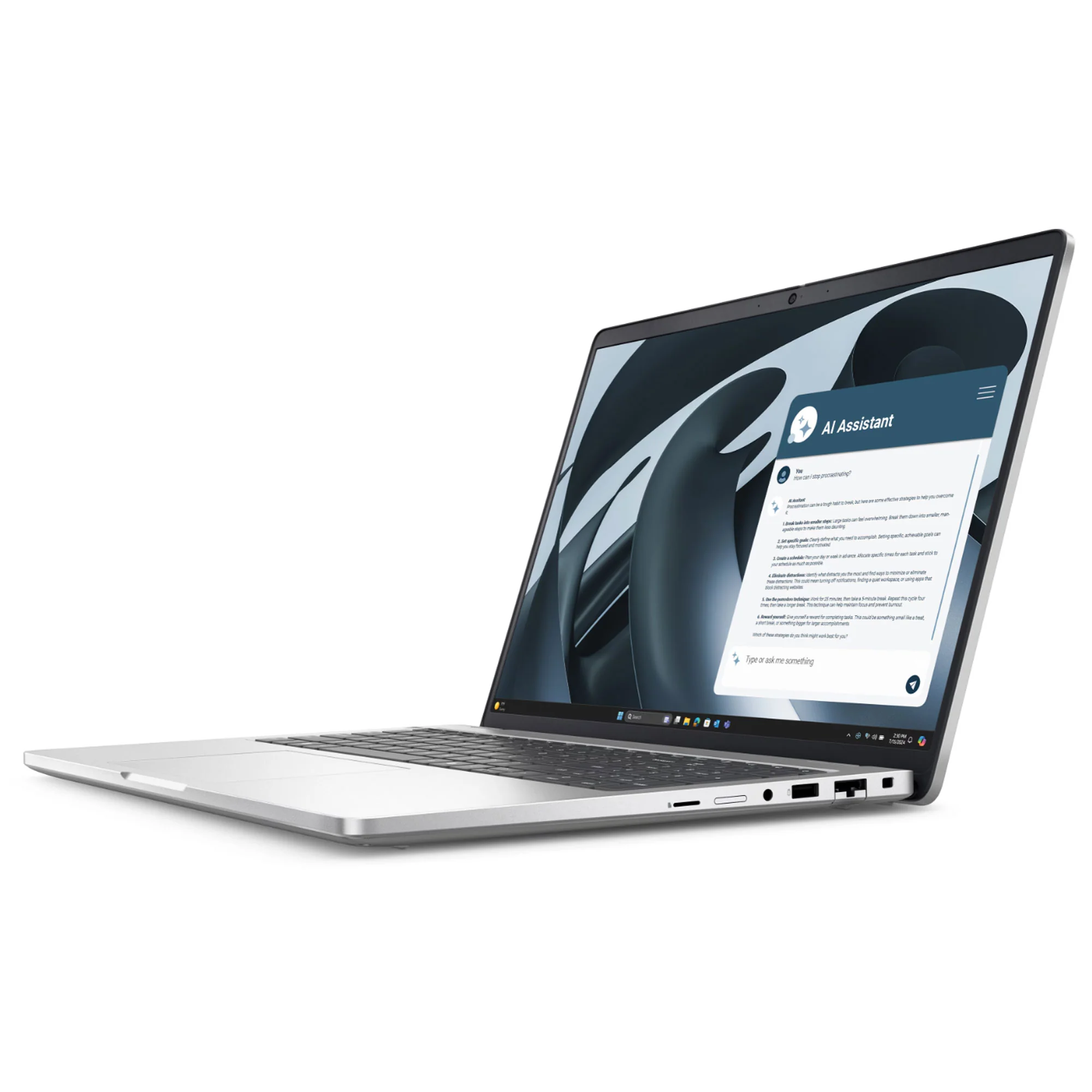 Dell 16" Pro 16 Plus Laptop - AMD Ryzen 7 PRO 250 - 16GB RAM (Silver) Refurbished with Cables - Image 4