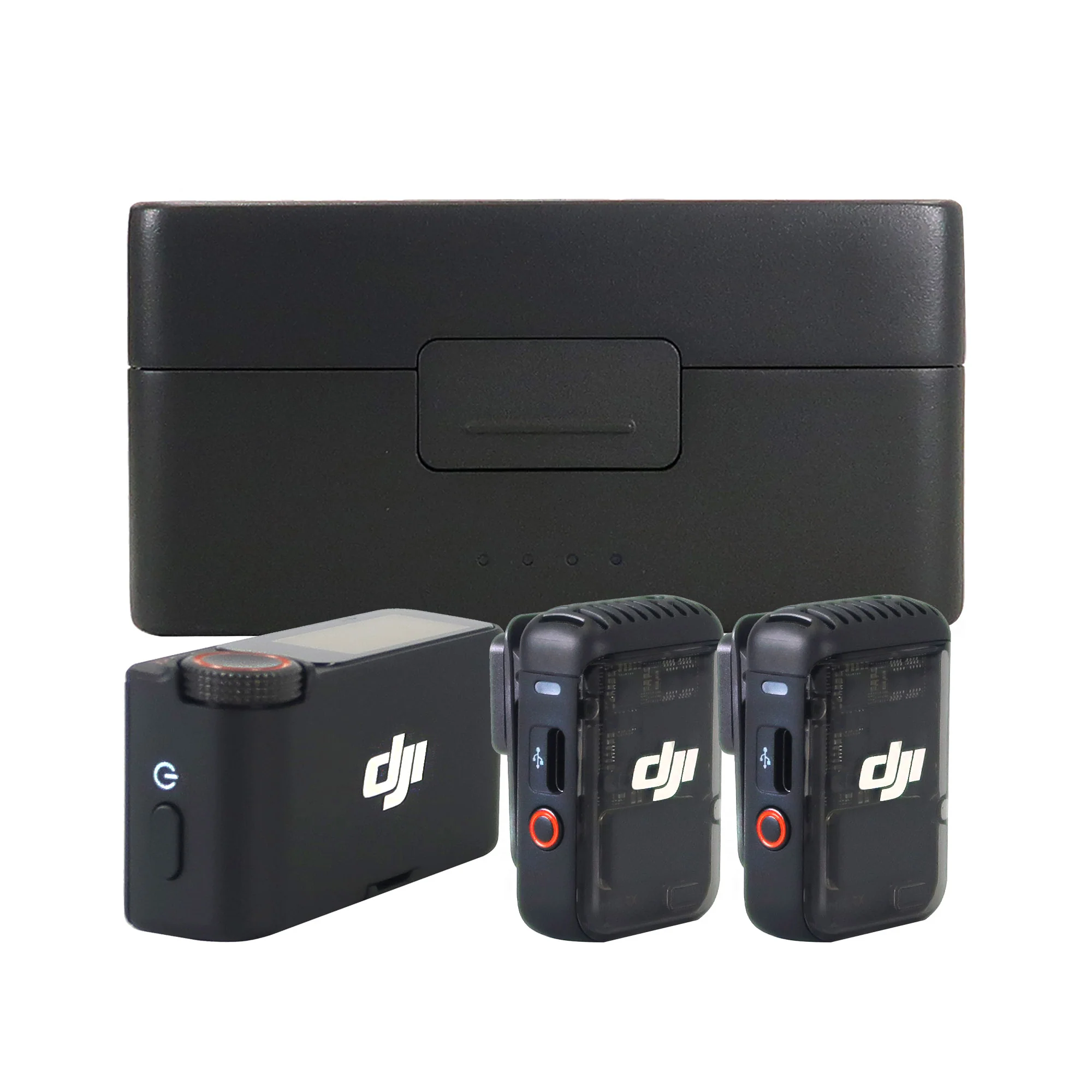 DJI Mic 2 2-Person Compact Digital Wireless Microphone System for Camera & Smartphone with Samson SR350 Headphones Accessory Kit - Image 2