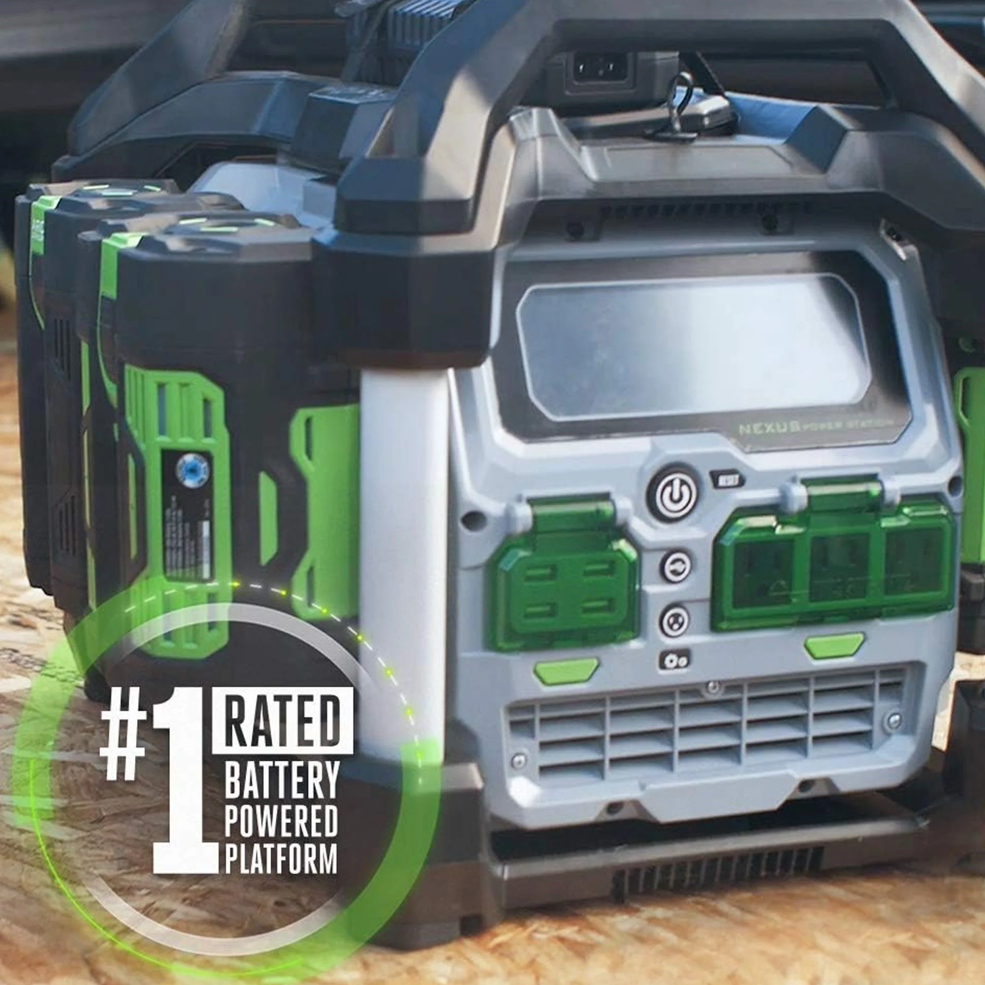 EGO Power+ Nexus Portable Power Station for Indoor and Outdoor Use (PST3042) - 2 7.5Ah Batteries Included - Image 3