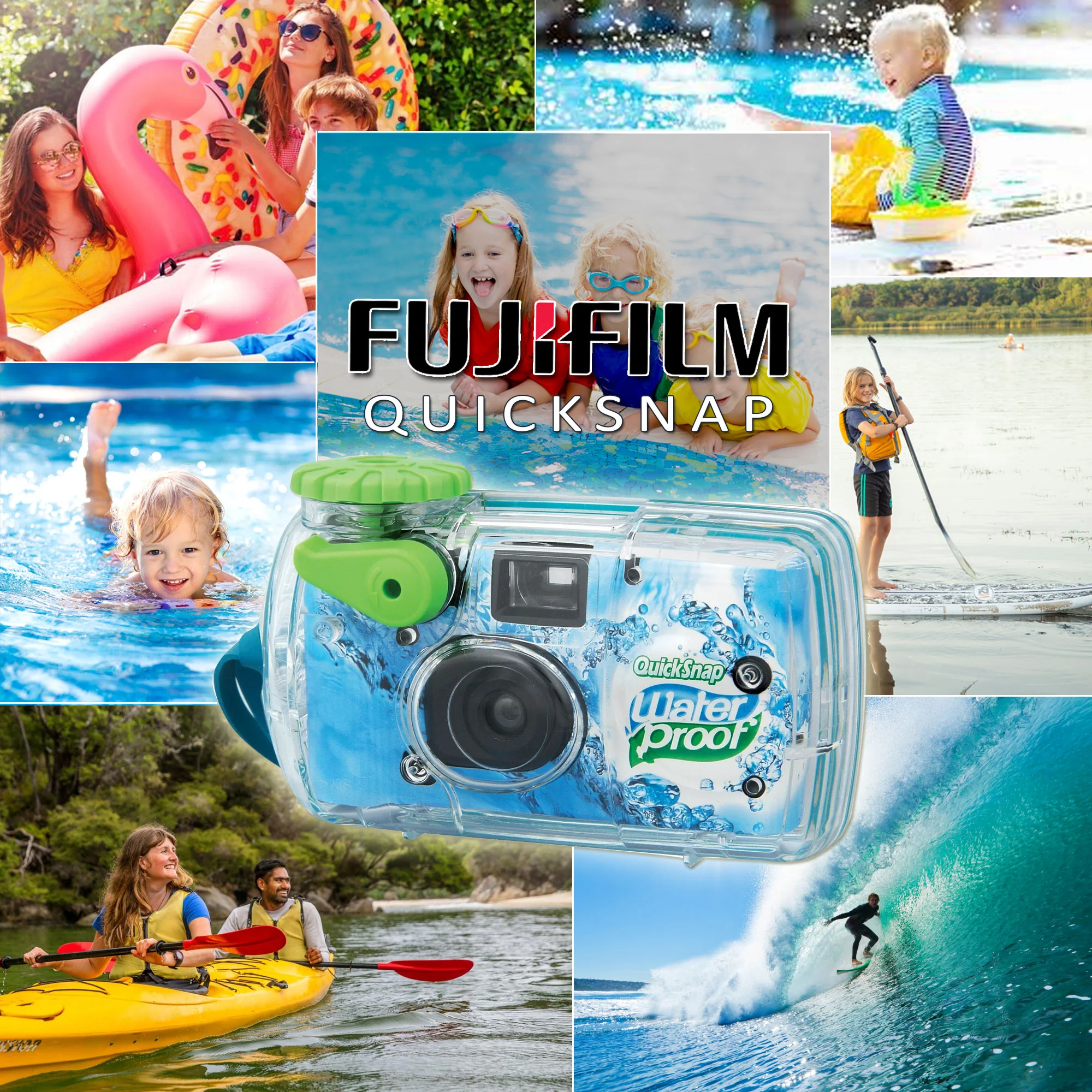 Fujifilm QuickSnap 800 Waterproof One-Time Use Disposable 35mm Camera - 27 Exposures - Image 4