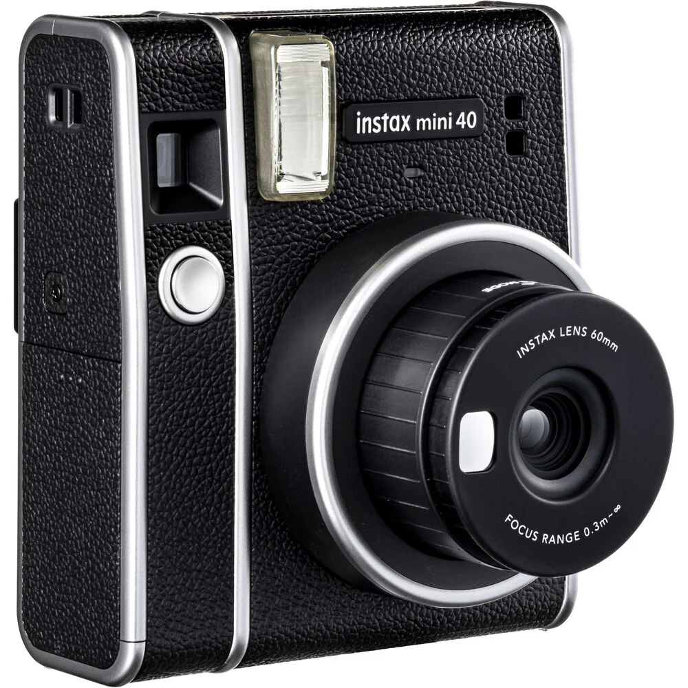 Fujifilm Instax Mini 40 Instant Film Camera with Two 2x10 Fujifilm Mini Film Pack Accessory Kit - Image 3