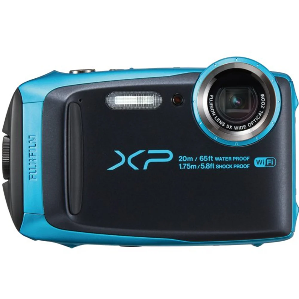 Fujifilm Finepix XP140 Waterproof Shockproof Digital Camera Sky Blue + 32GB Accessory Kit - Image 2