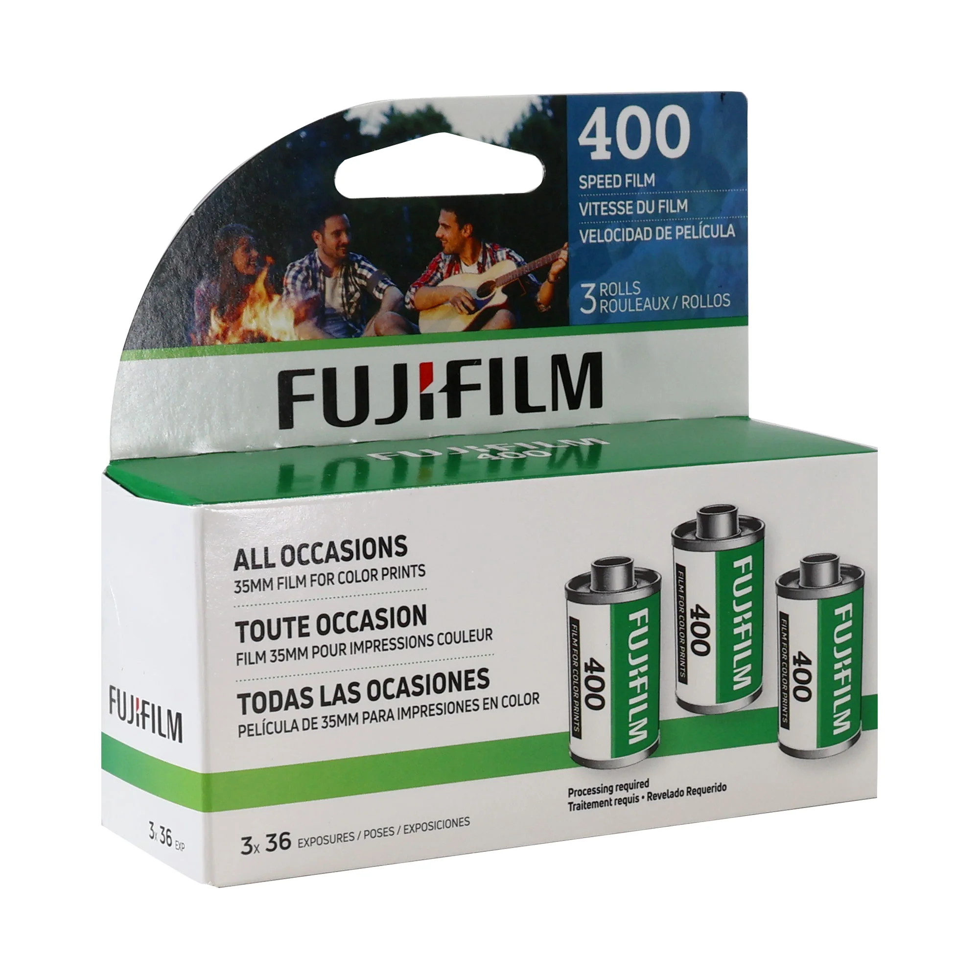 Fujifilm 400 Color Negative 35mm Film (36 Exposures) - 3 Pack + 2x Fujifilm 200 Color Negative 35mm Film (36 Exposures) - Image 2