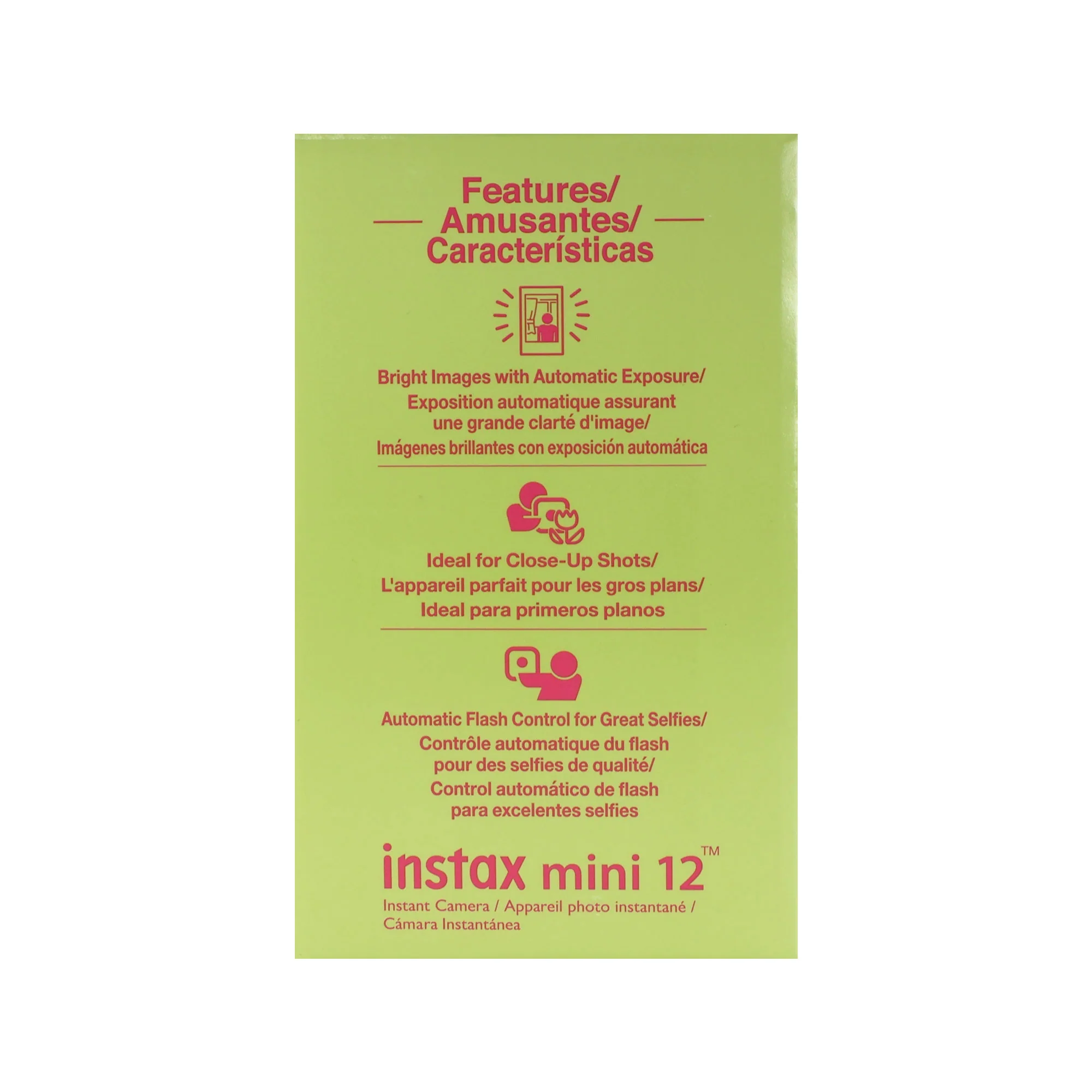 FUJIFILM INSTAX MINI 12 Instant Film Camera (Blossom Pink) - Image 7