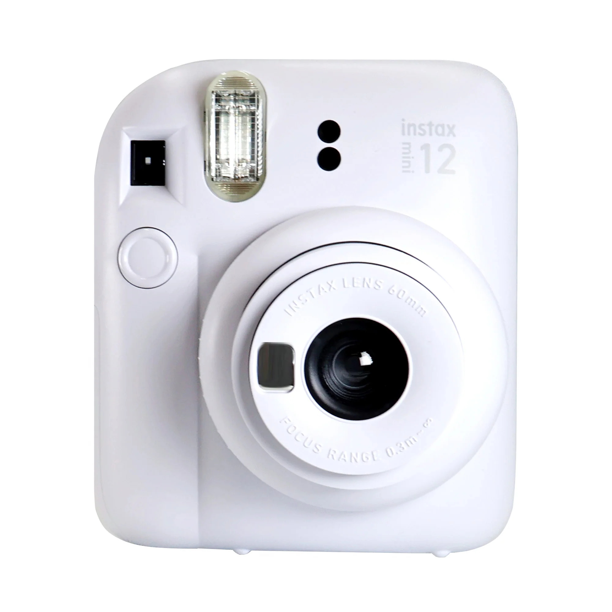 FUJIFILM INSTAX MINI 12 Instant Film Camera (Clay White) + FUJIFILM Instax Mini Instant Film (Black, 10 Exposures) - Image 2