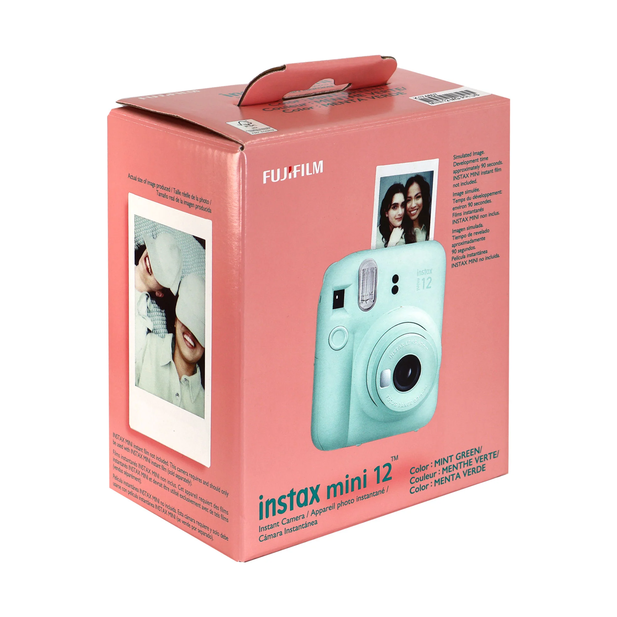 FUJIFILM INSTAX MINI 12 Instant Film Camera (Mint Green) + 3x Fujifilm 2x10 Film Mini Instax Film Pack + Panasonic Alkaline 2 "AA"  Batteries + BePro BC-1 Case (Small) - Image 5