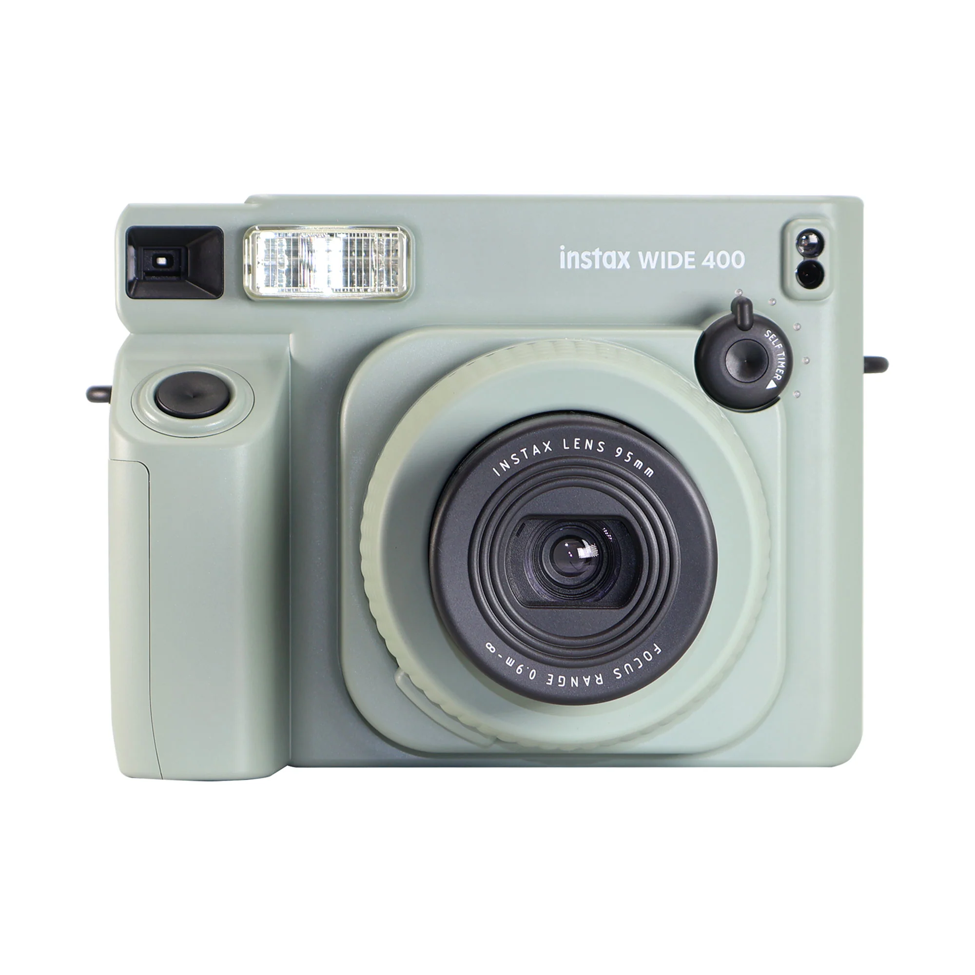 FUJIFILM INSTAX WIDE 400 Instant Film Camera (Sage Green) + 2x FUJIFILM INSTAX WIDE 2X10 FILM + 2x Panasonic Alkaline 2 "AA" Batteries - Image 2