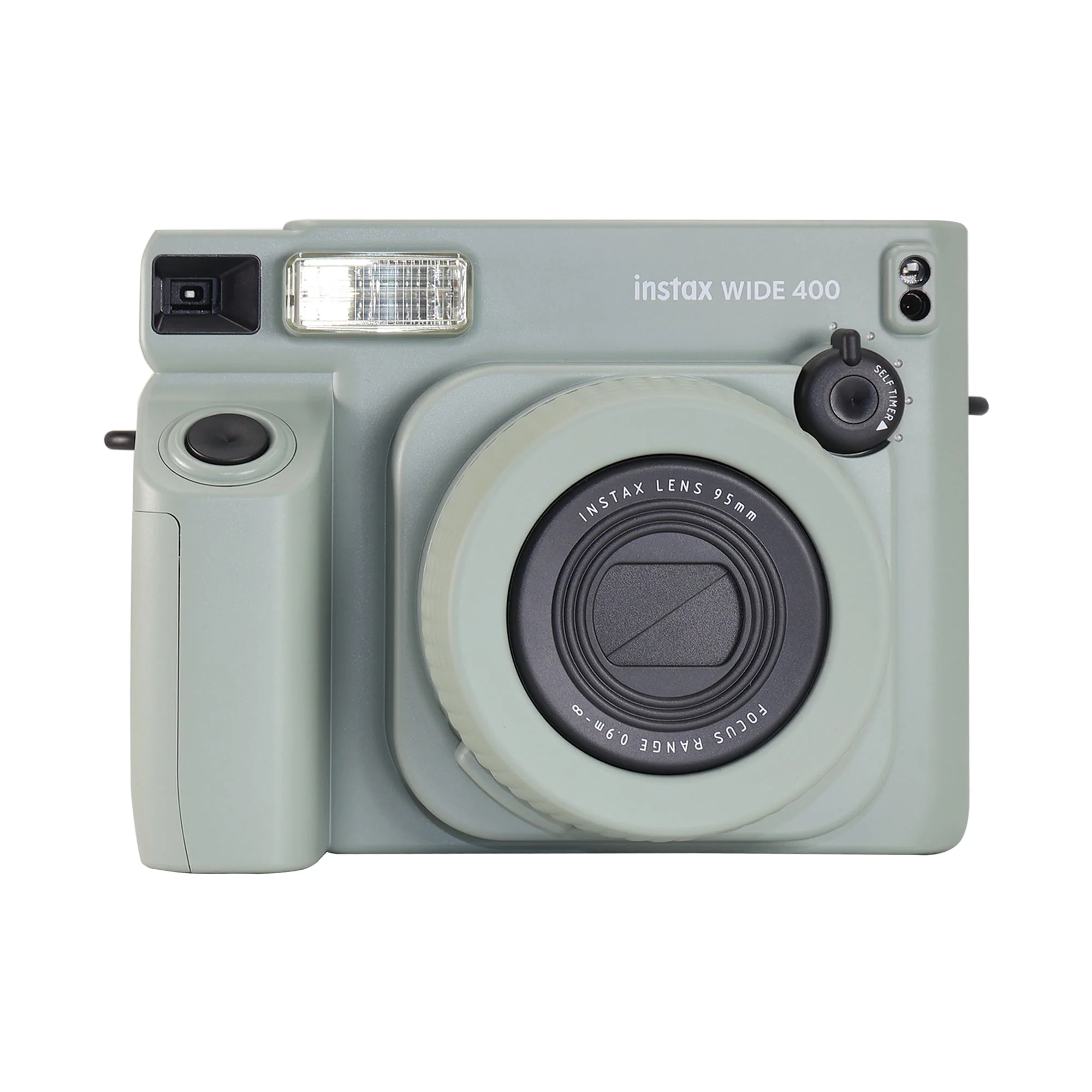 FUJIFILM INSTAX WIDE 400 Instant Film Camera (Sage Green) + 4x FUJIFILM INSTAX WIDE 2X10 FILM - Image 3