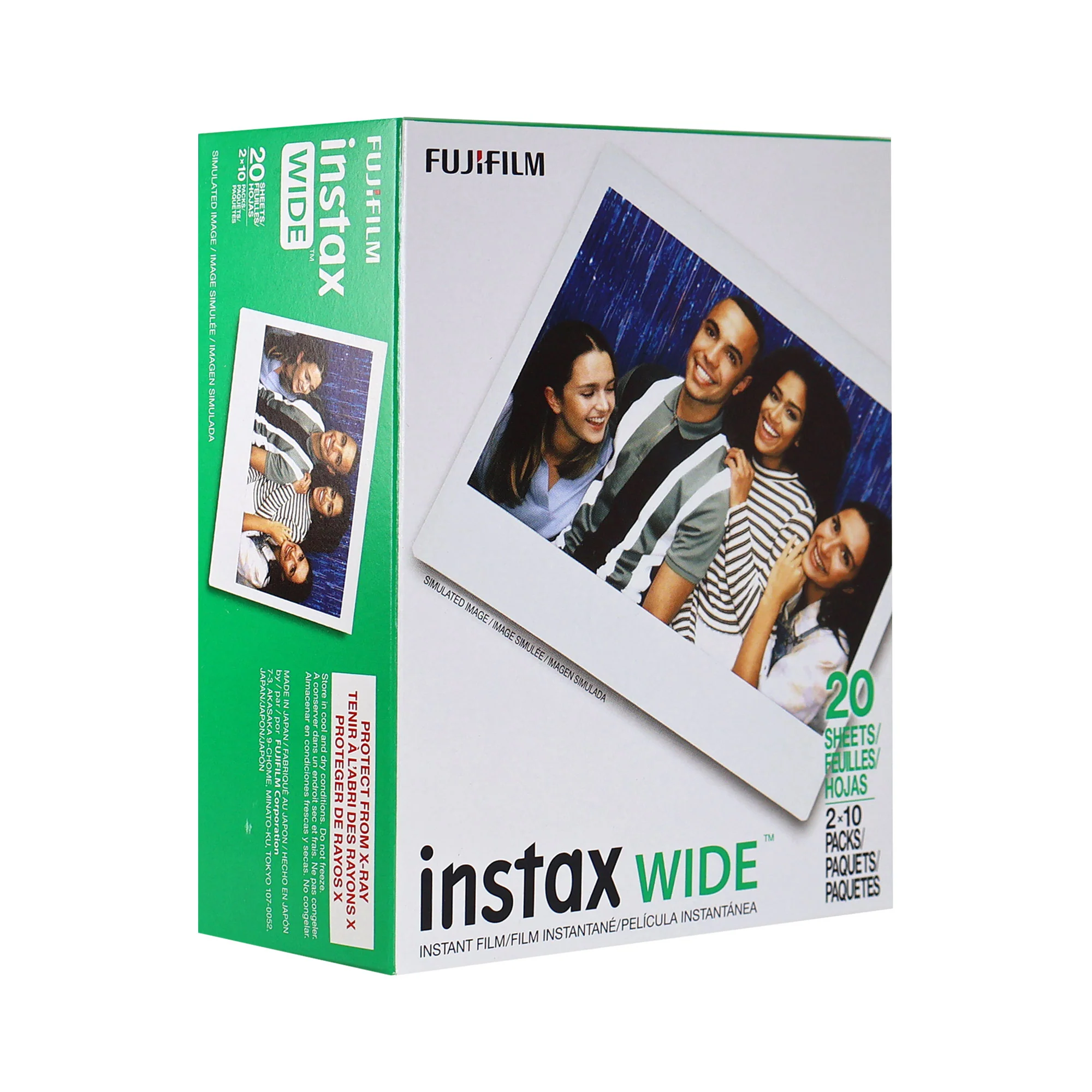 FUJIFILM instax WIDE EVO Hybrid Instant Film Camera with INSTAX WIDE 2X10 Film Starter Bundle - Image 9