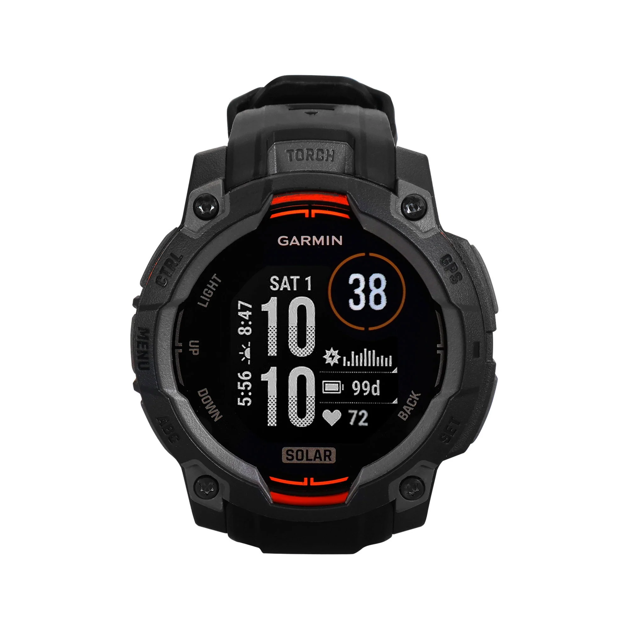 Garmin Instinct 3 Solar Rugged Outdoor GPS Smartwatch - 45mm, Silicone Band (Black) Bundle - Image 2