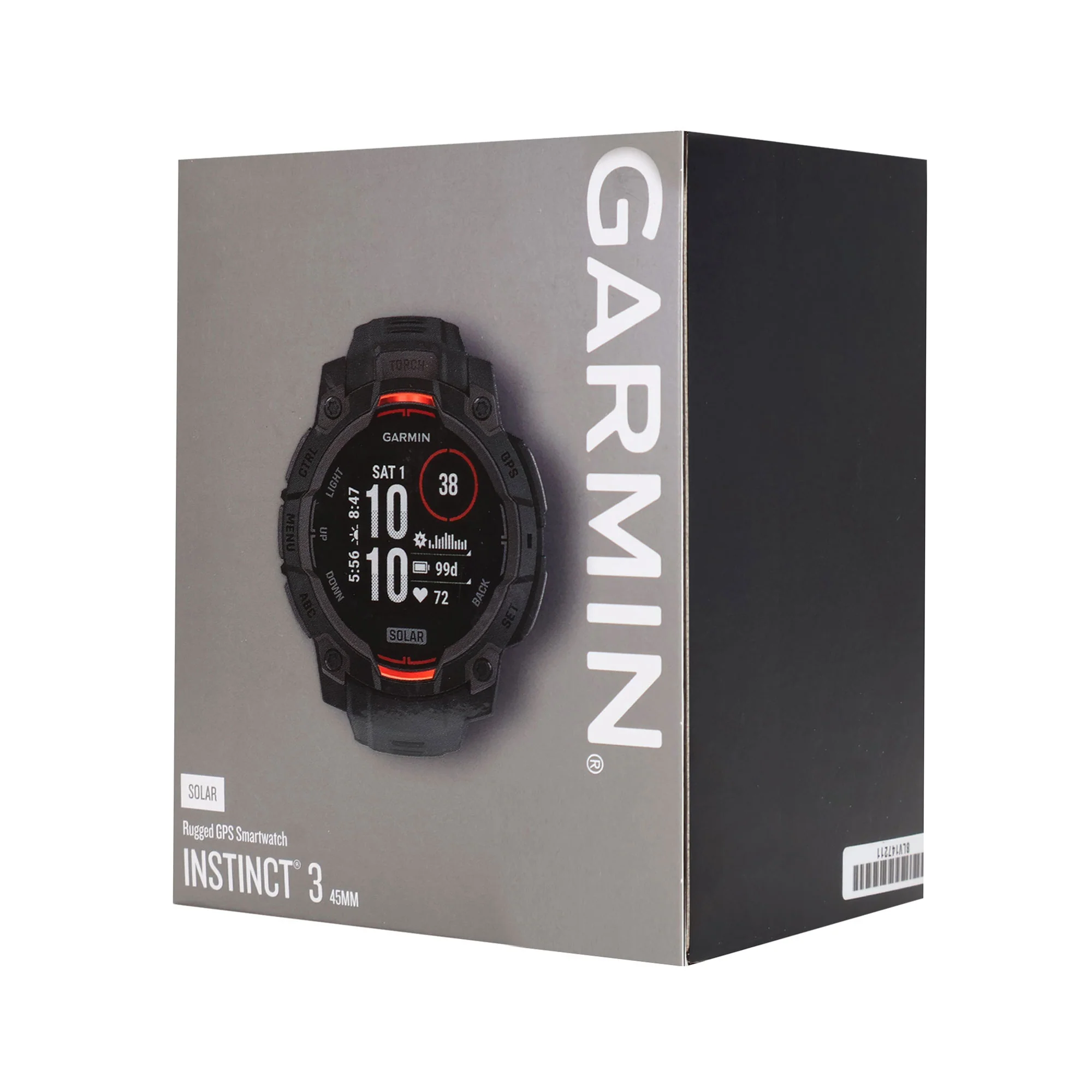 Garmin Instinct 3 Solar Rugged Outdoor GPS Smartwatch - 45mm, Silicone Band (Black) Bundle - Image 8