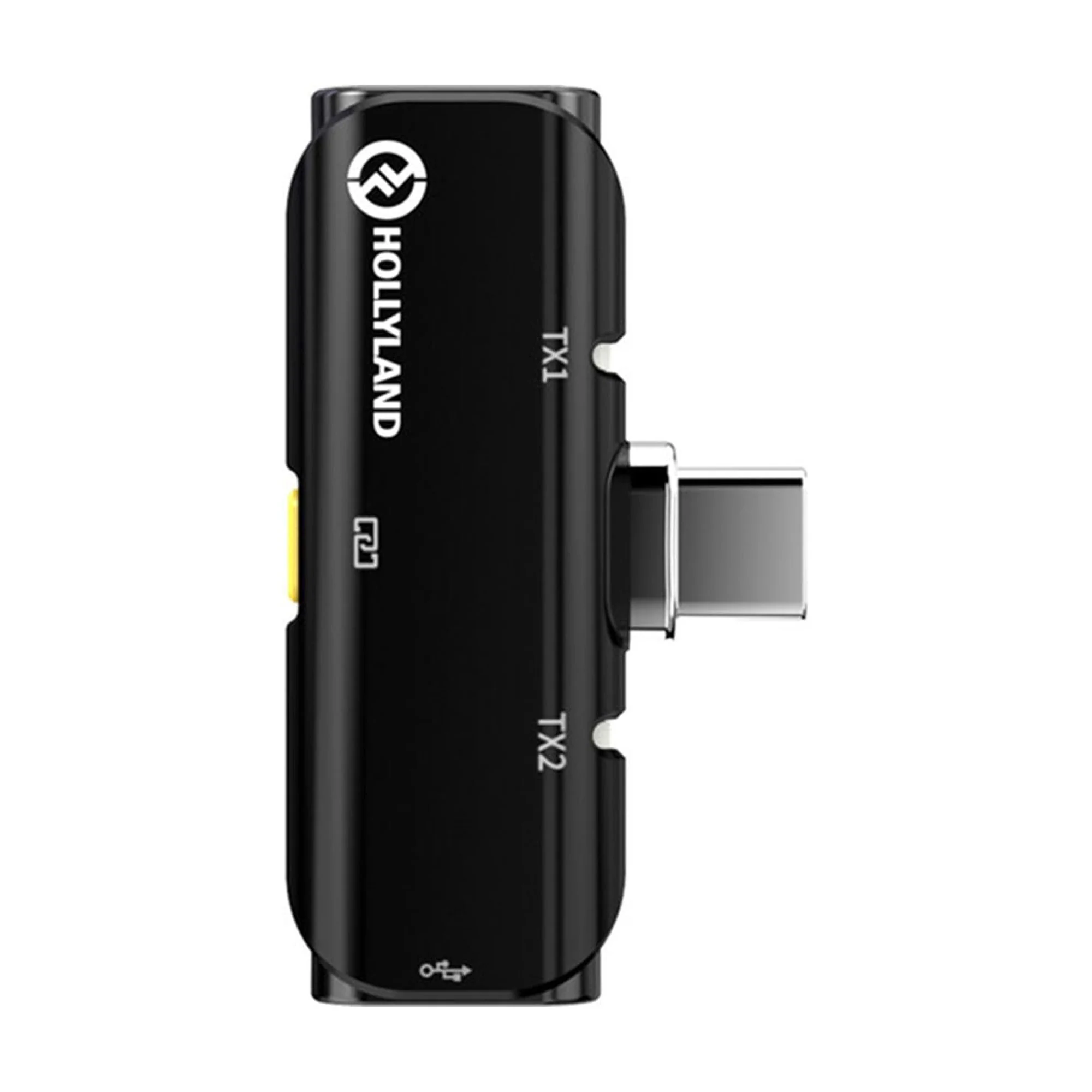 Hollyland Lark C1 Duo 2-Person Wireless Microphone System with USB-C Connector for Mobile Devices, Black, LARK C1 DUO-ANDROID-B + Hollyland Lavalier Microphone: Omni Sound, Wide Compatibility (3.5mm) + Music Maker Mix and Master Suite - Image 4