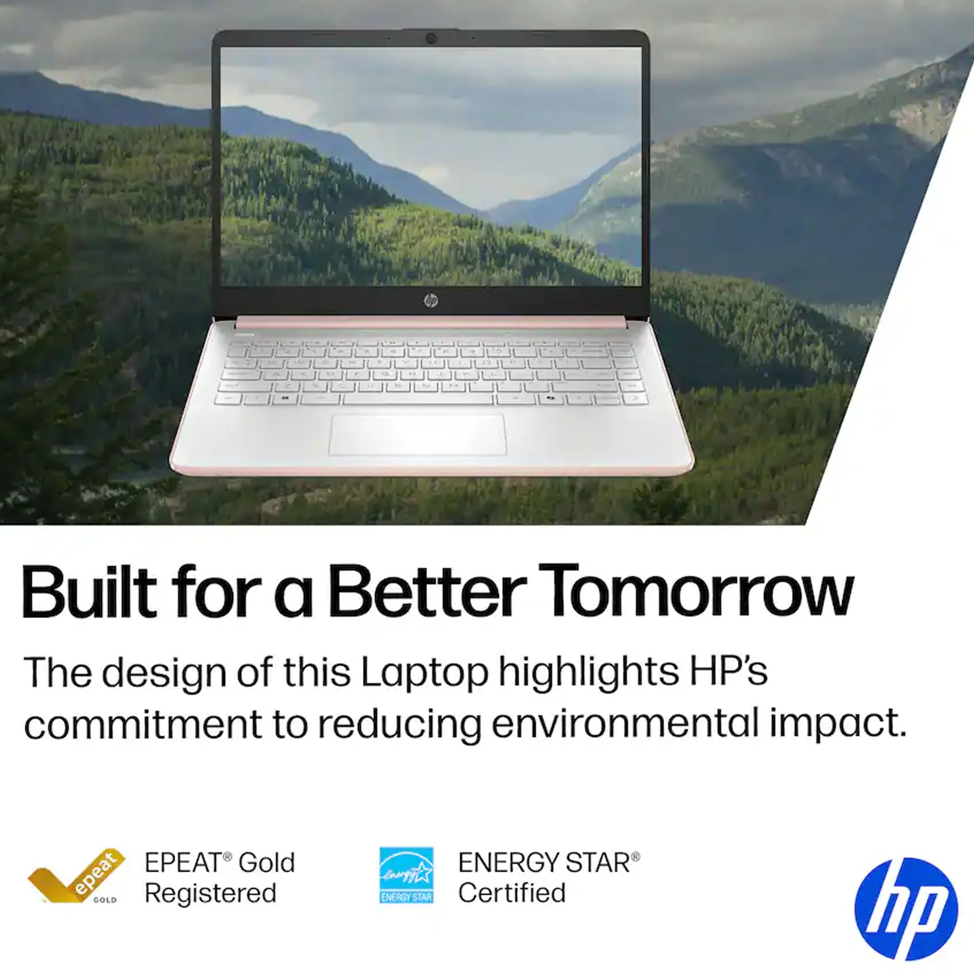 HP 14" Laptop - Intel Celeron N4500 2021 - 4GB Memory - 64GB eMMC - Pale Rose Gold with 10FT USB 2.0 Type A Male To B Male Cable and 6ft HDMI Cable - Image 6