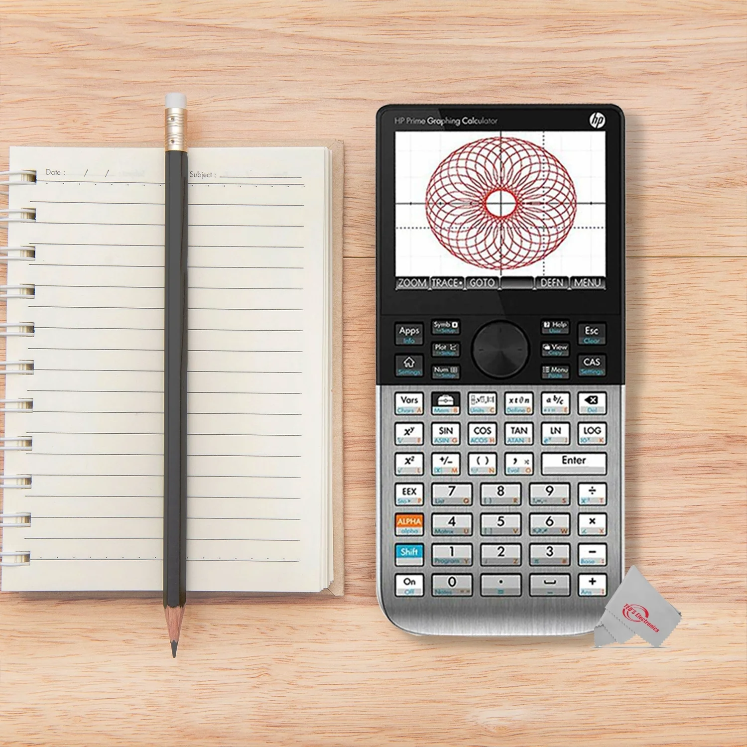 HP Prime Handheld Graphing Calculator Black - 2AP18AA#ABA - 5 Units - Image 4