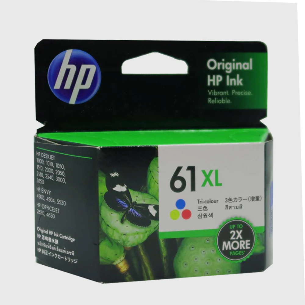 2x HP CH564WA 61XL High Yield Tri-color 330 pages Original Ink Cartridge - Image 3