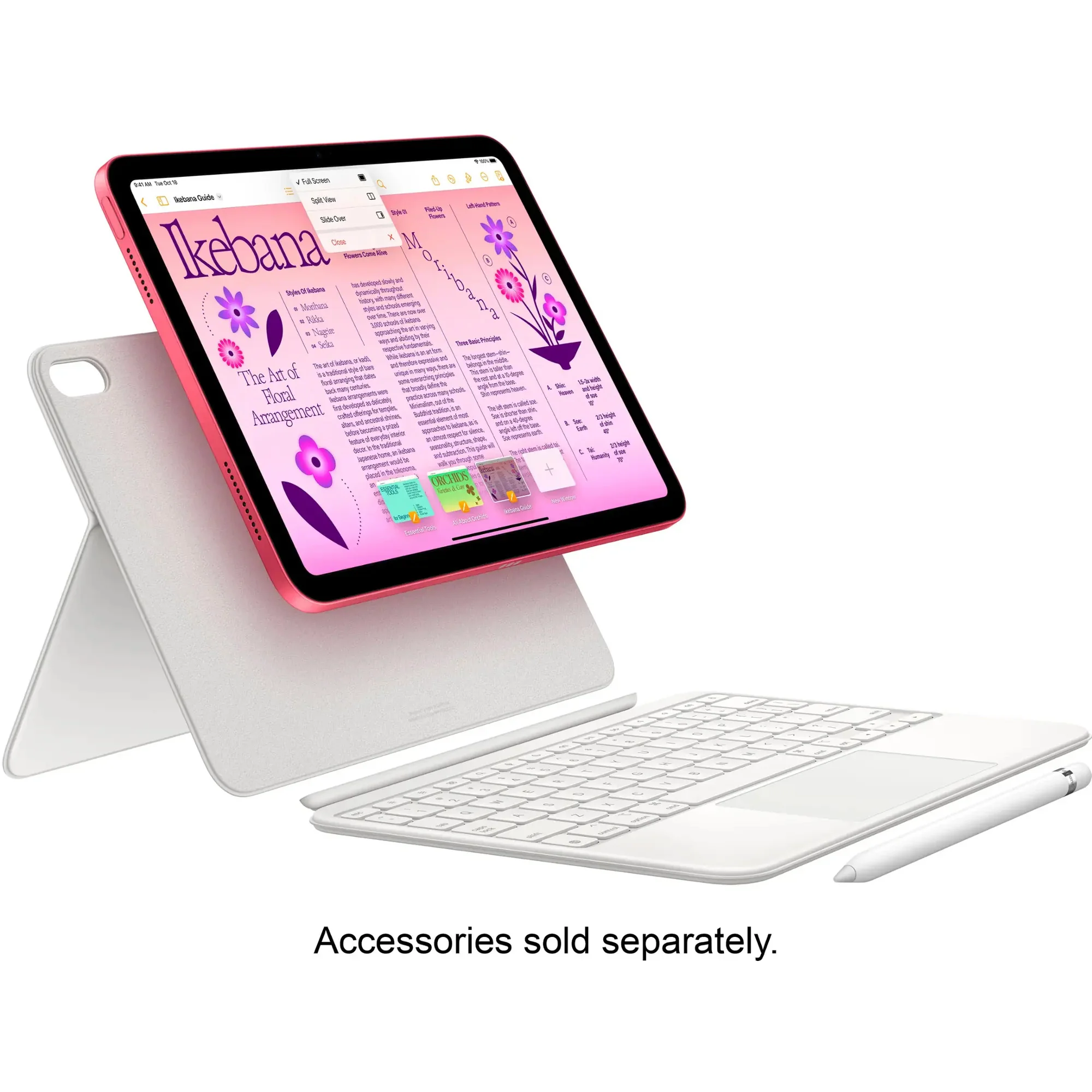 Apple 10.9" Wi-Fi Only iPad (10th Generation) 64GB Memory - Silver with JLab Play Gaming Wireless Bluetooth Earbuds - Image 7