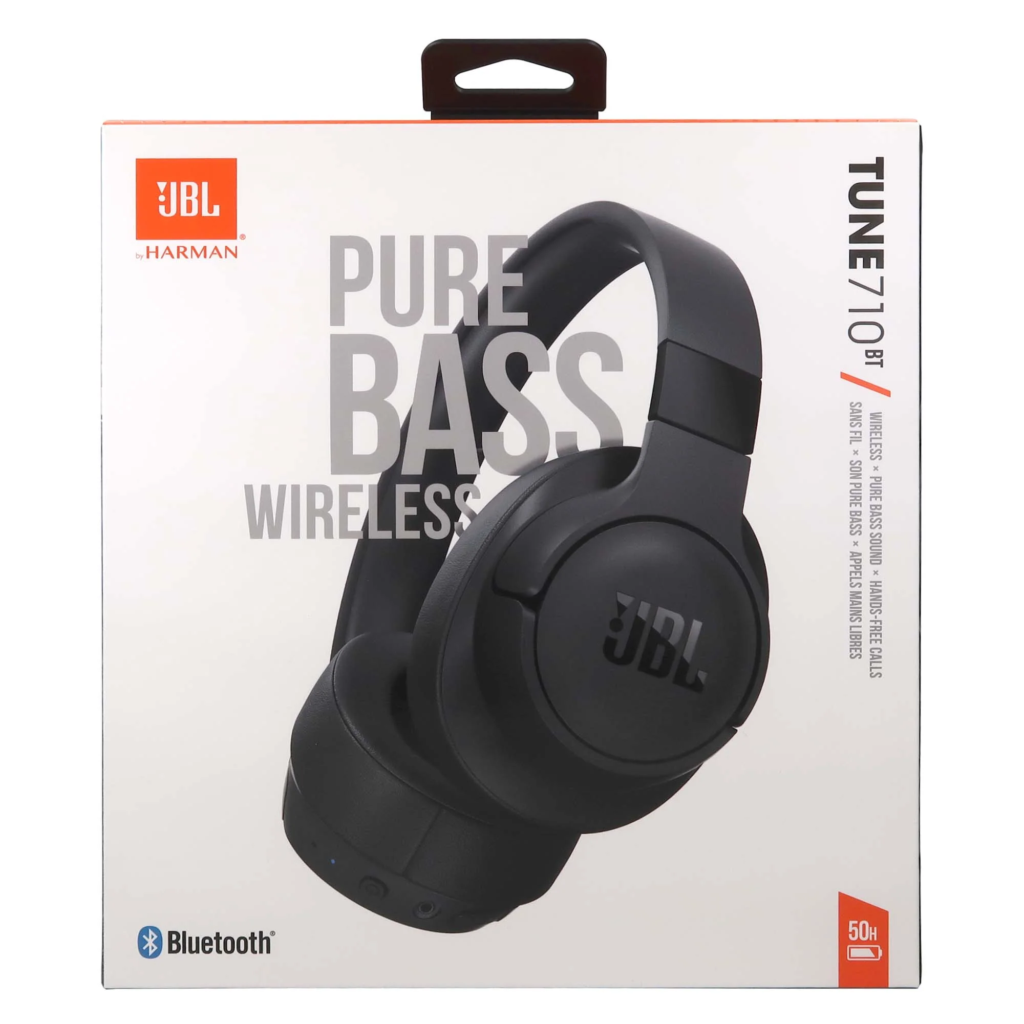 JBL Tune 710BT Wireless Over-Ear Headphones (Black) and JBL T110 in Ear Headphones Black - Image 5