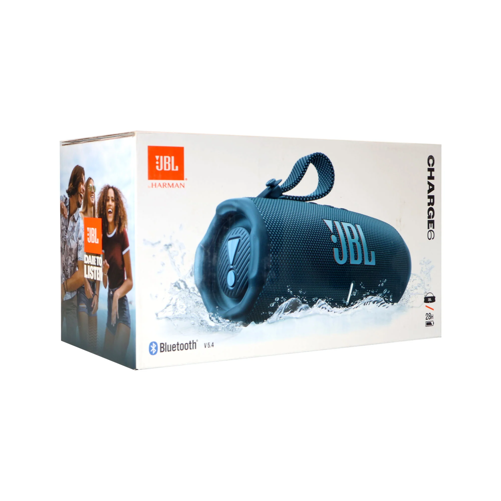 JBL Charge 6 Portable Waterproof Bluetooth Speaker (Blue) + JBL T110 in Ear Headphones + 92783 Fitness and Wellness Plus Software Suite - Image 7