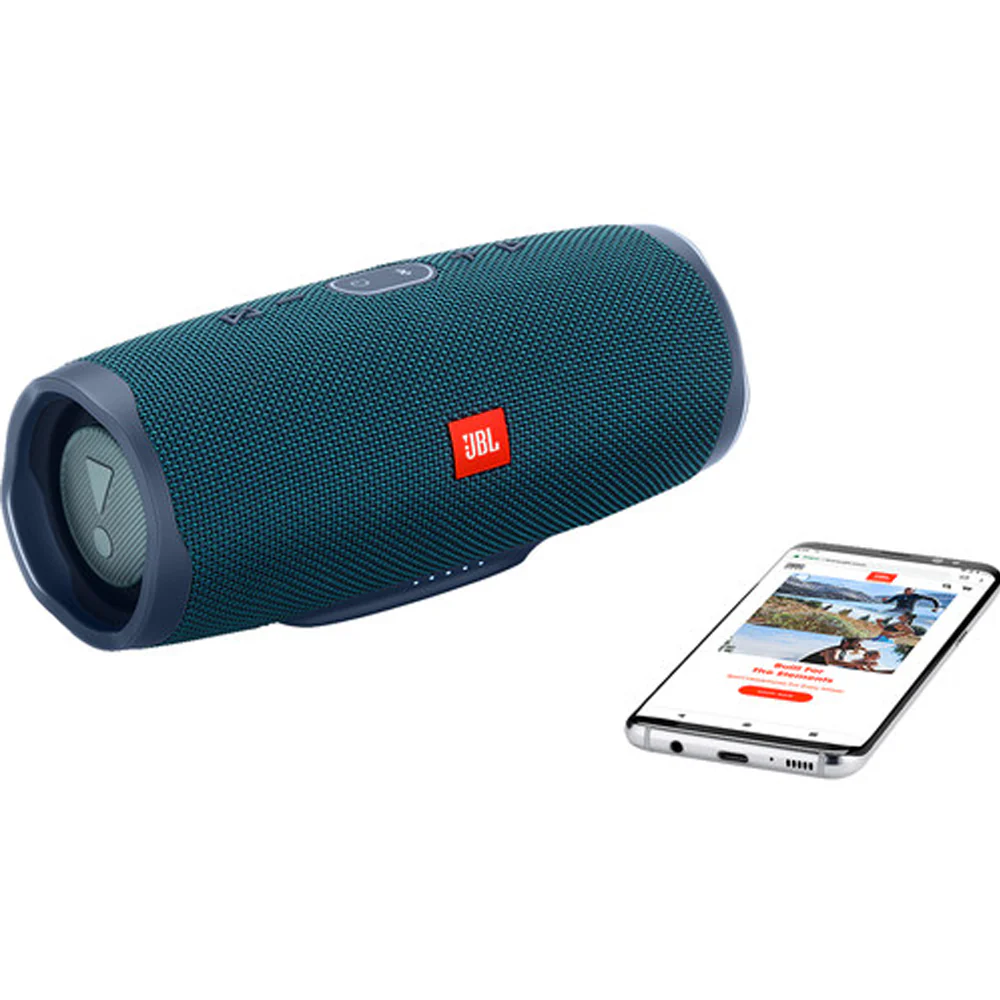 JBL Charge 4 Portable Bluetooth Waterproof 20Hrs Playtime Speaker Blue - Image 6