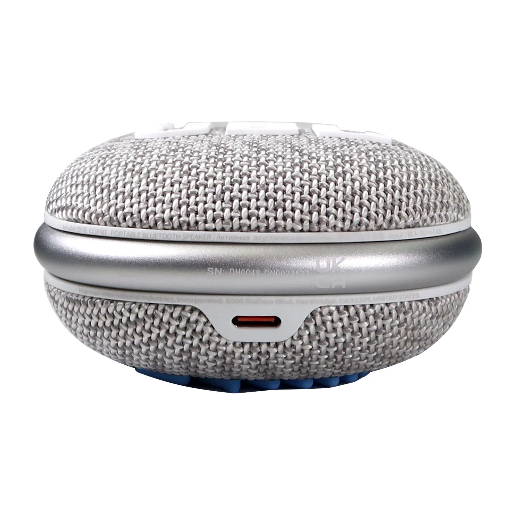 JBL Clip 4 Eco Ultra-Portable Waterproof Bluetooth Speaker (Cloud White) - Image 4