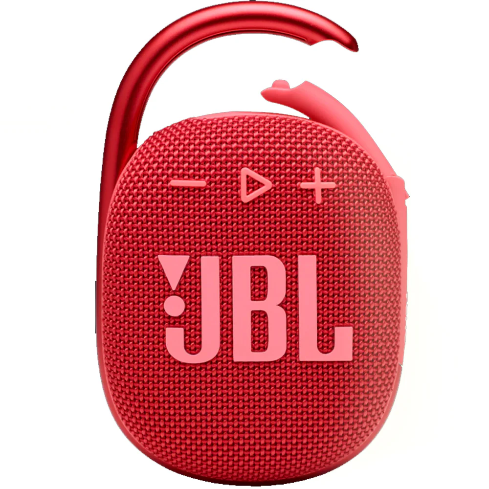 2x JBL Clip 4 Portable Waterproof Bluetooth Speaker Red - Image 3