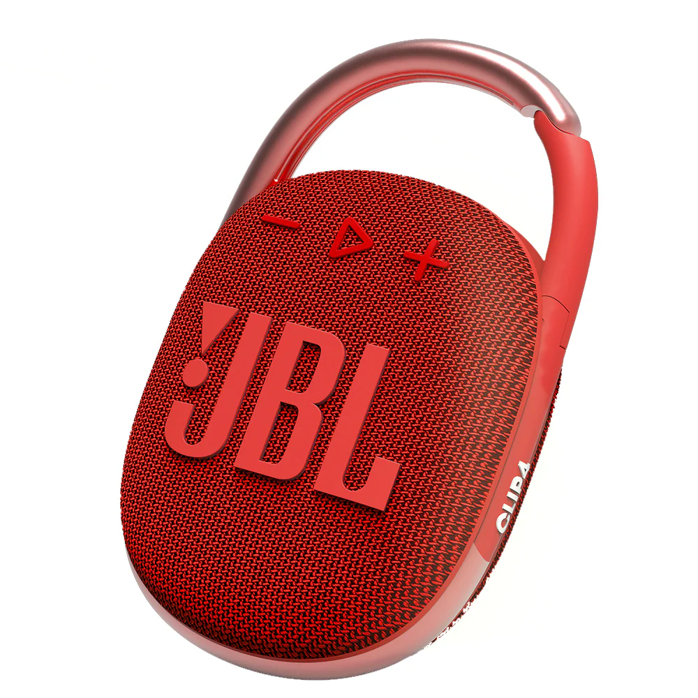 2x JBL Clip 4 Portable Waterproof Bluetooth Speaker Red - Image 4