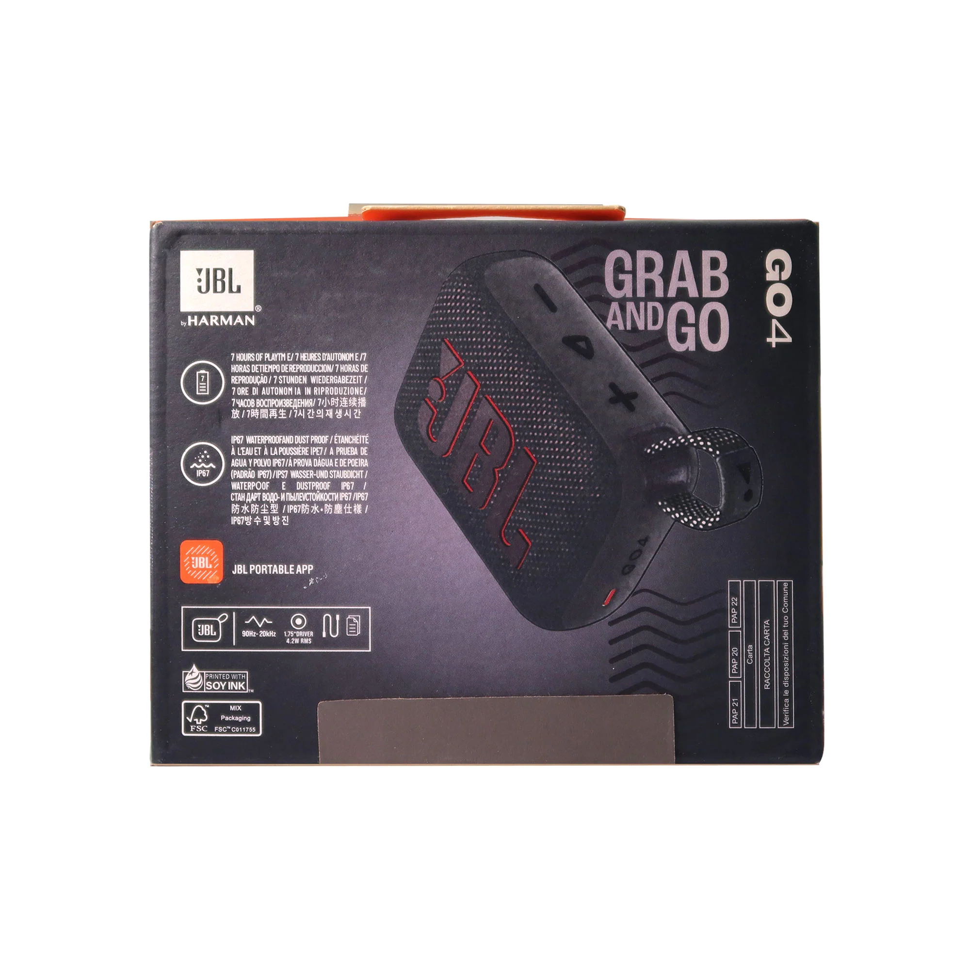 JBL Go 4 Portable Bluetooth Speaker (Black) + JBL T110 in Ear Headphones Black - Image 9